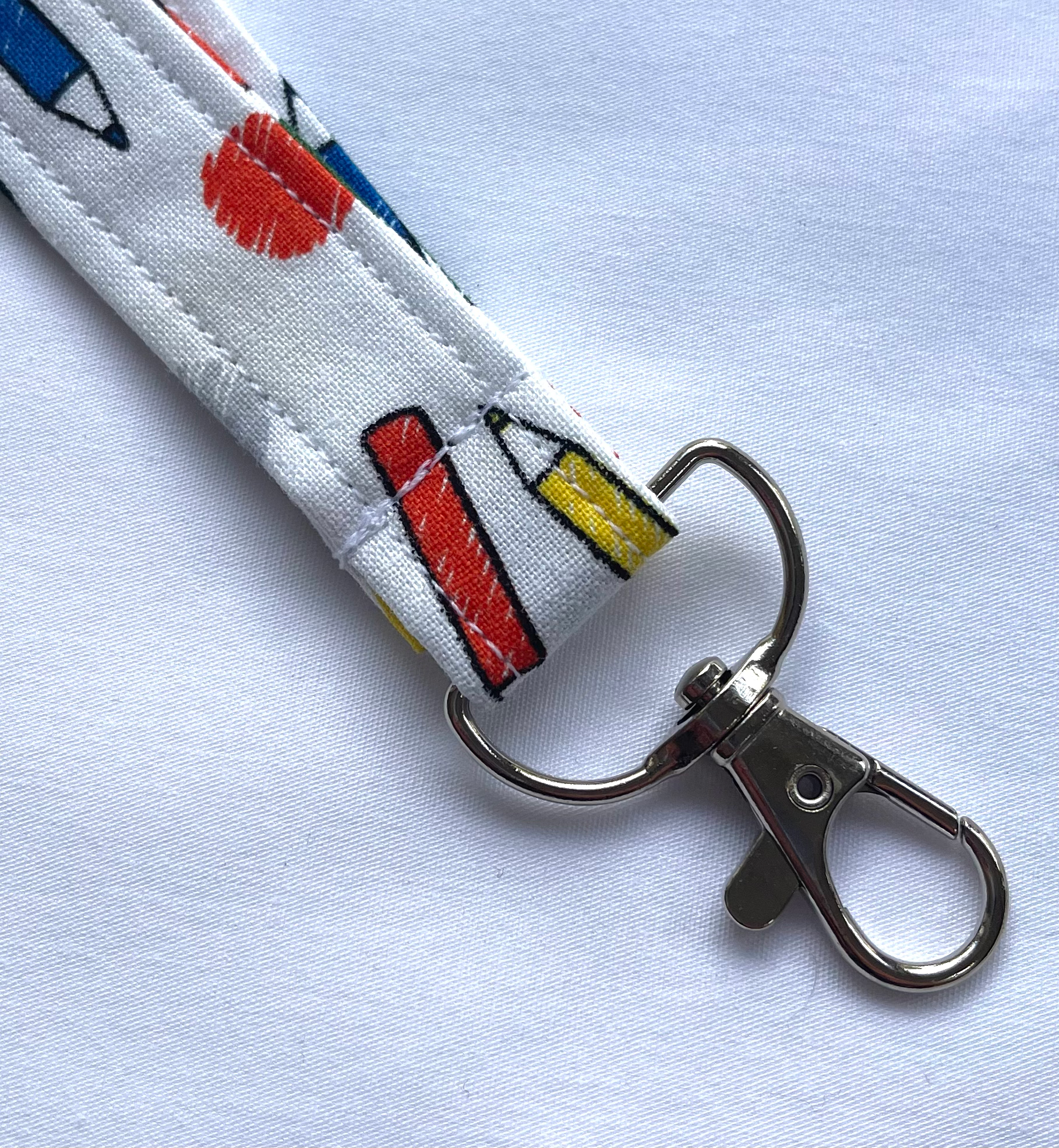 Crayons Fabric Breakaway Lanyard image 2