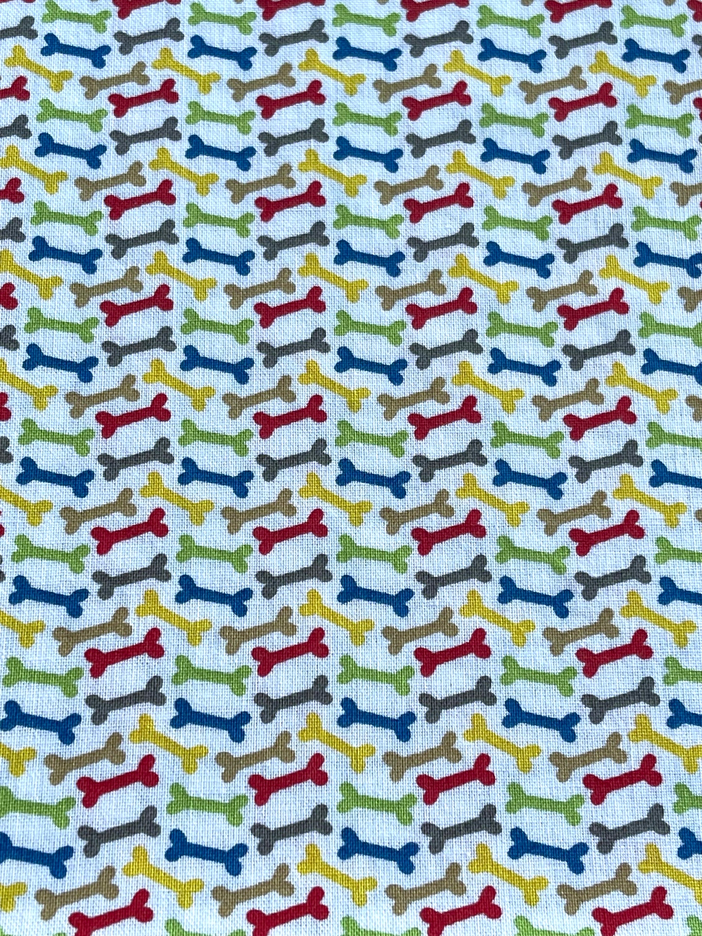 Colorful dog bones Fabric Breakaway Lanyard image 1