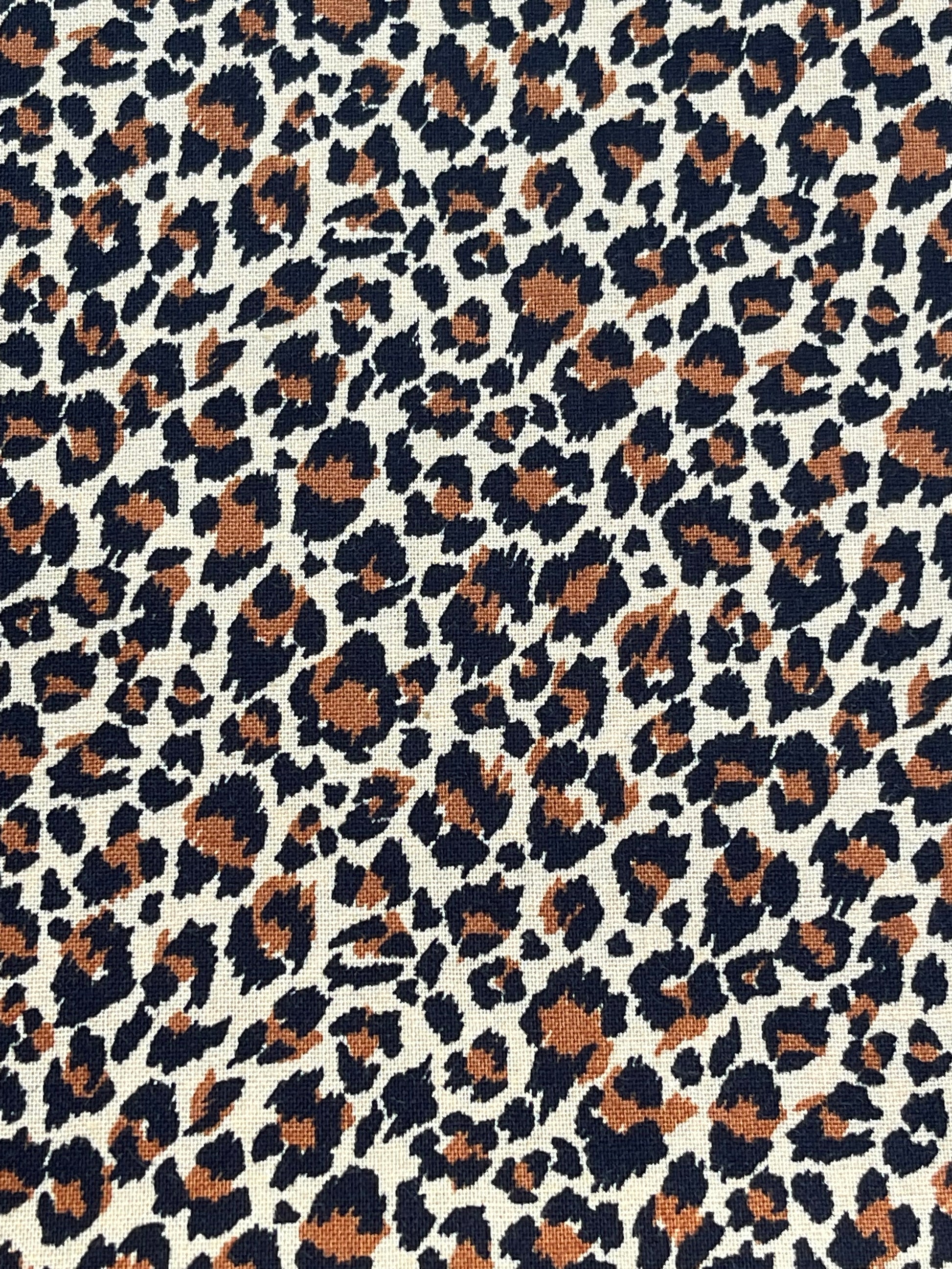 Leopard print Fabric Breakaway Lanyard image 1