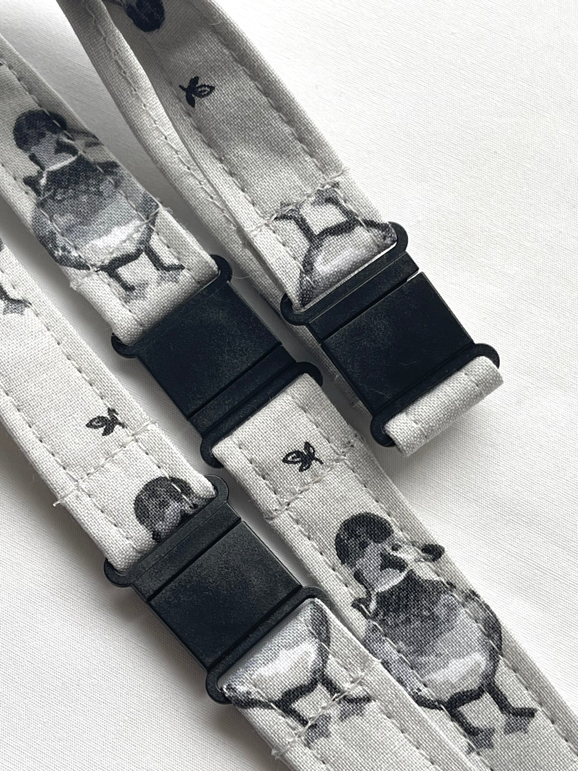 Duck Grey Fabric Safety Breakaway Lanyard image 2