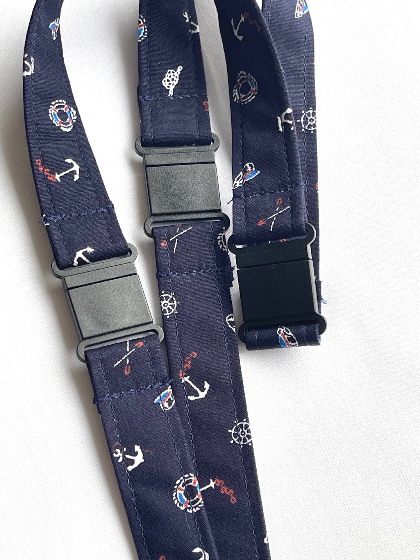 Ship Ahoy Fabric Breakaway Lanyard image 2