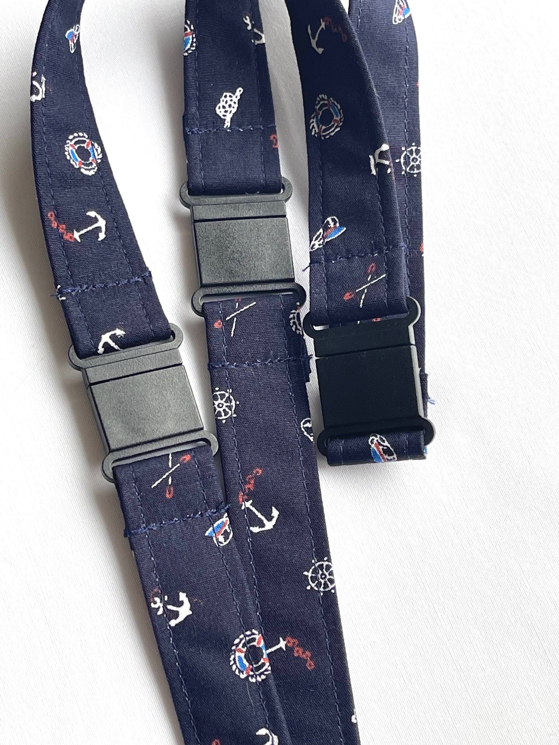 Ship Ahoy Fabric Breakaway Lanyard image 2
