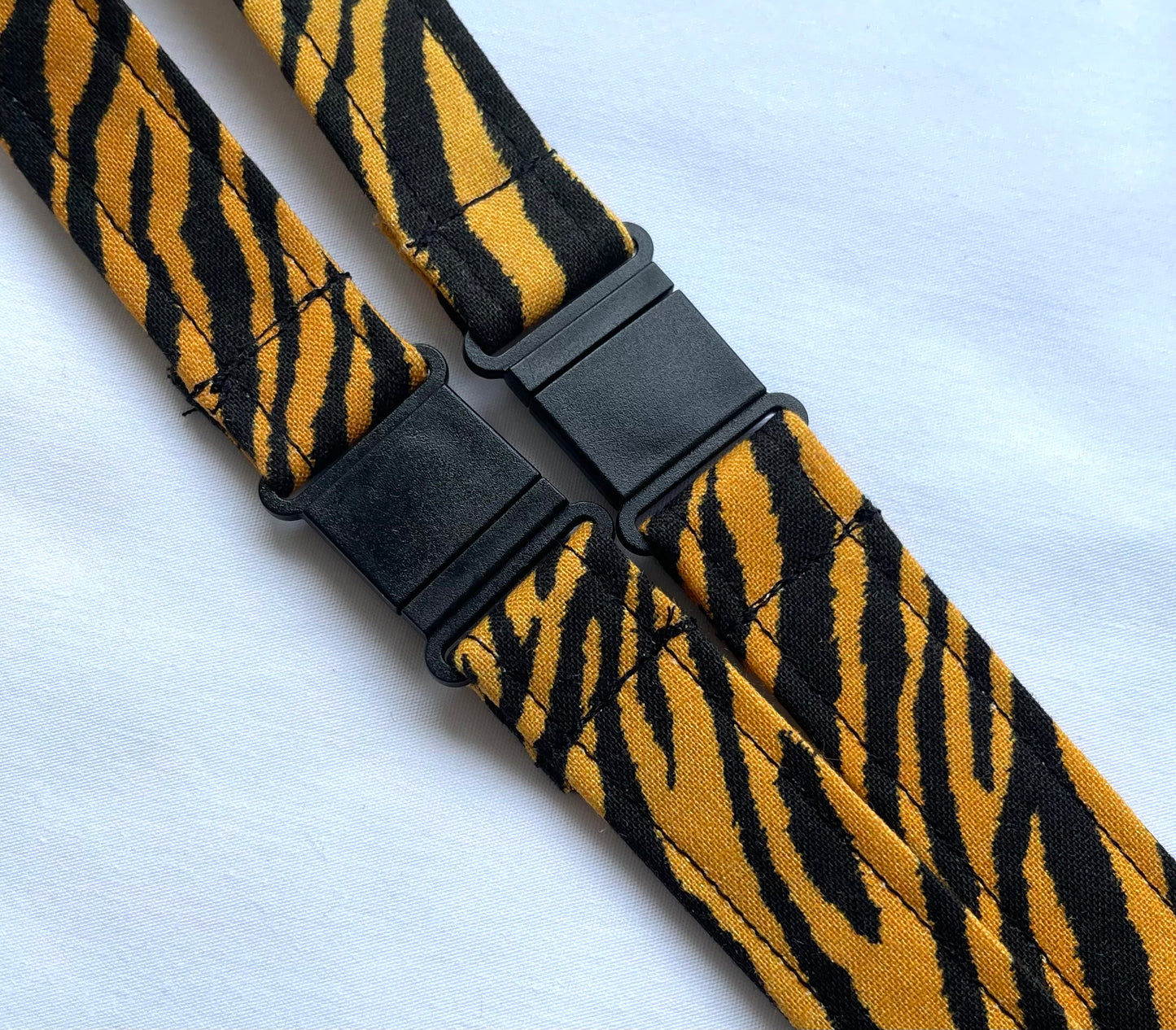 Tiger stripe Fabric Breakaway Lanyard image 2