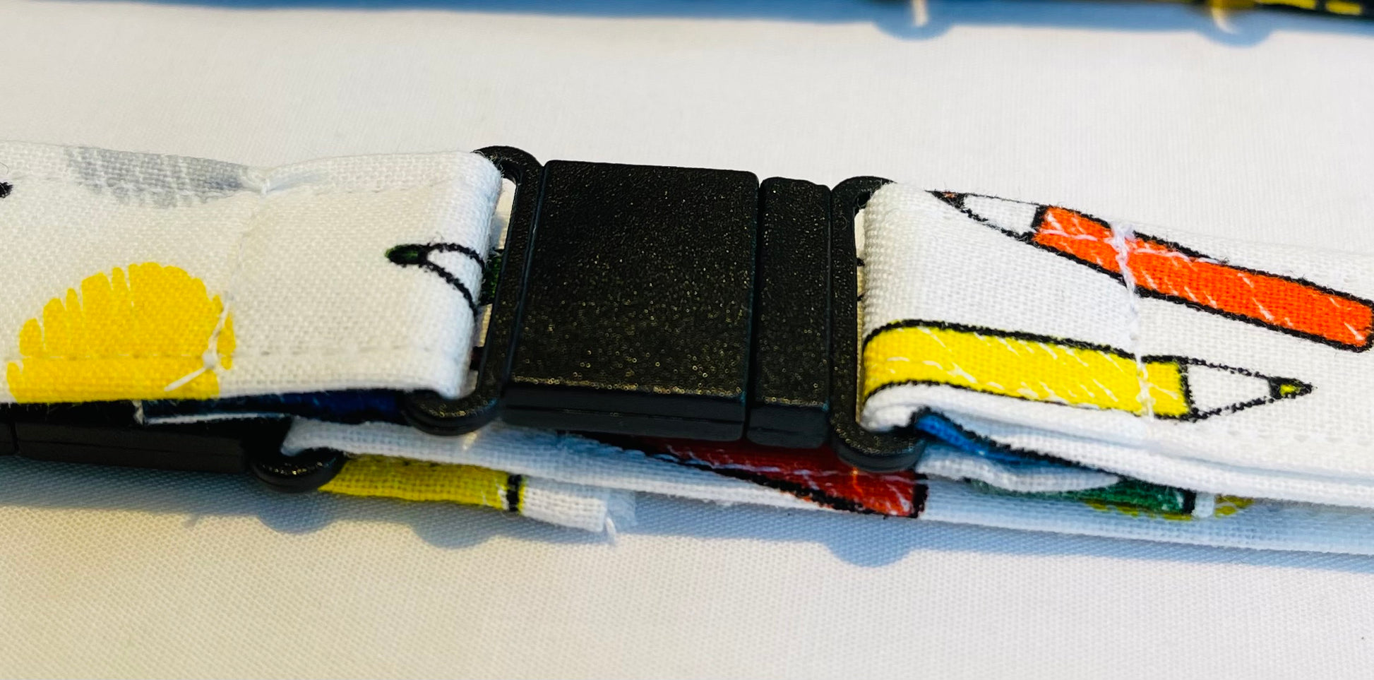 Crayons Fabric Breakaway Lanyard image 1