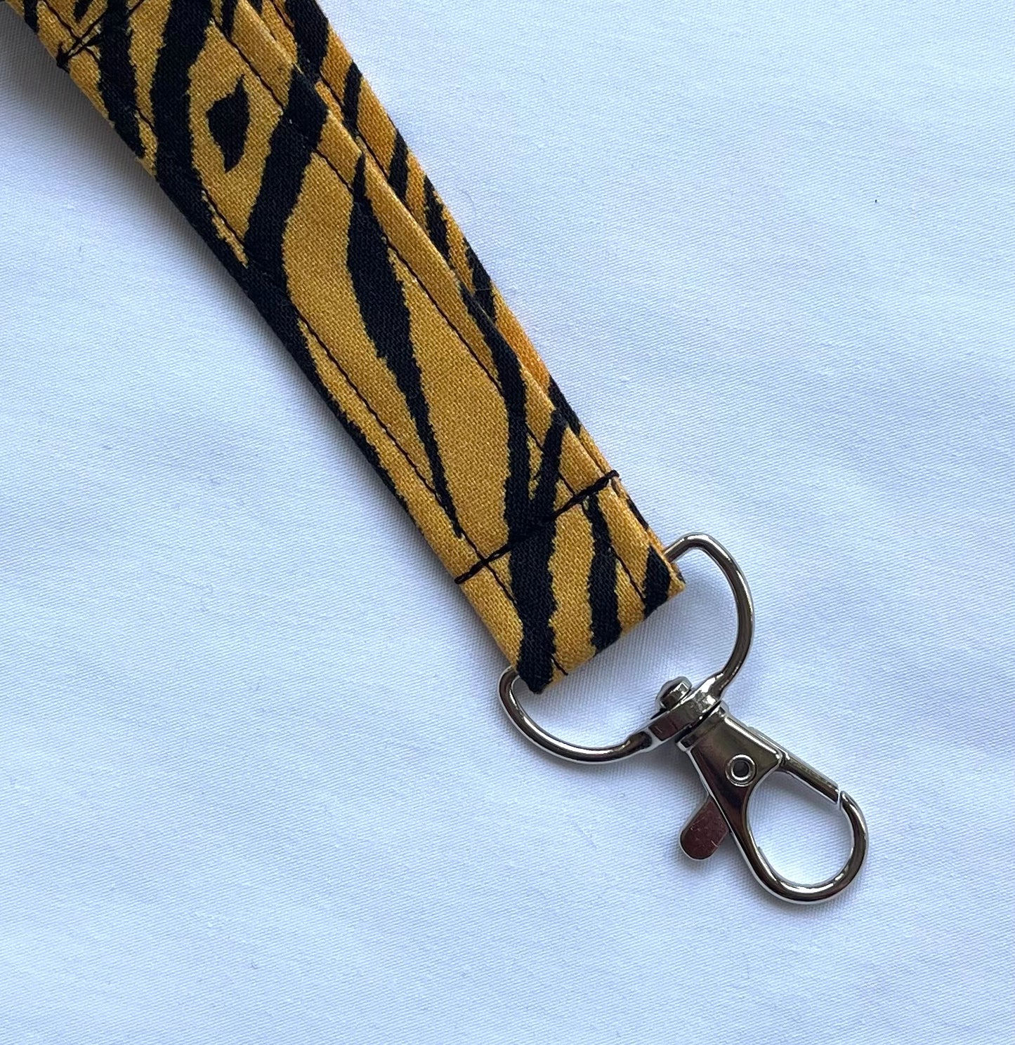 Tiger stripe Fabric Breakaway Lanyard image 3