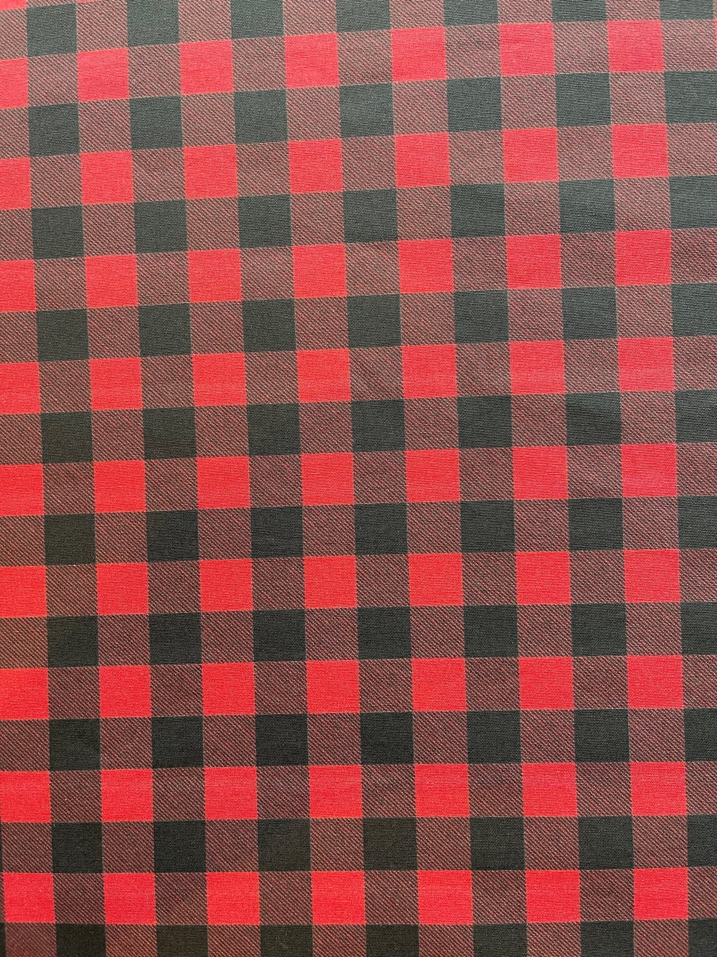 Buffalo Check / Plaid Fabric Breakaway Lanyard image 1