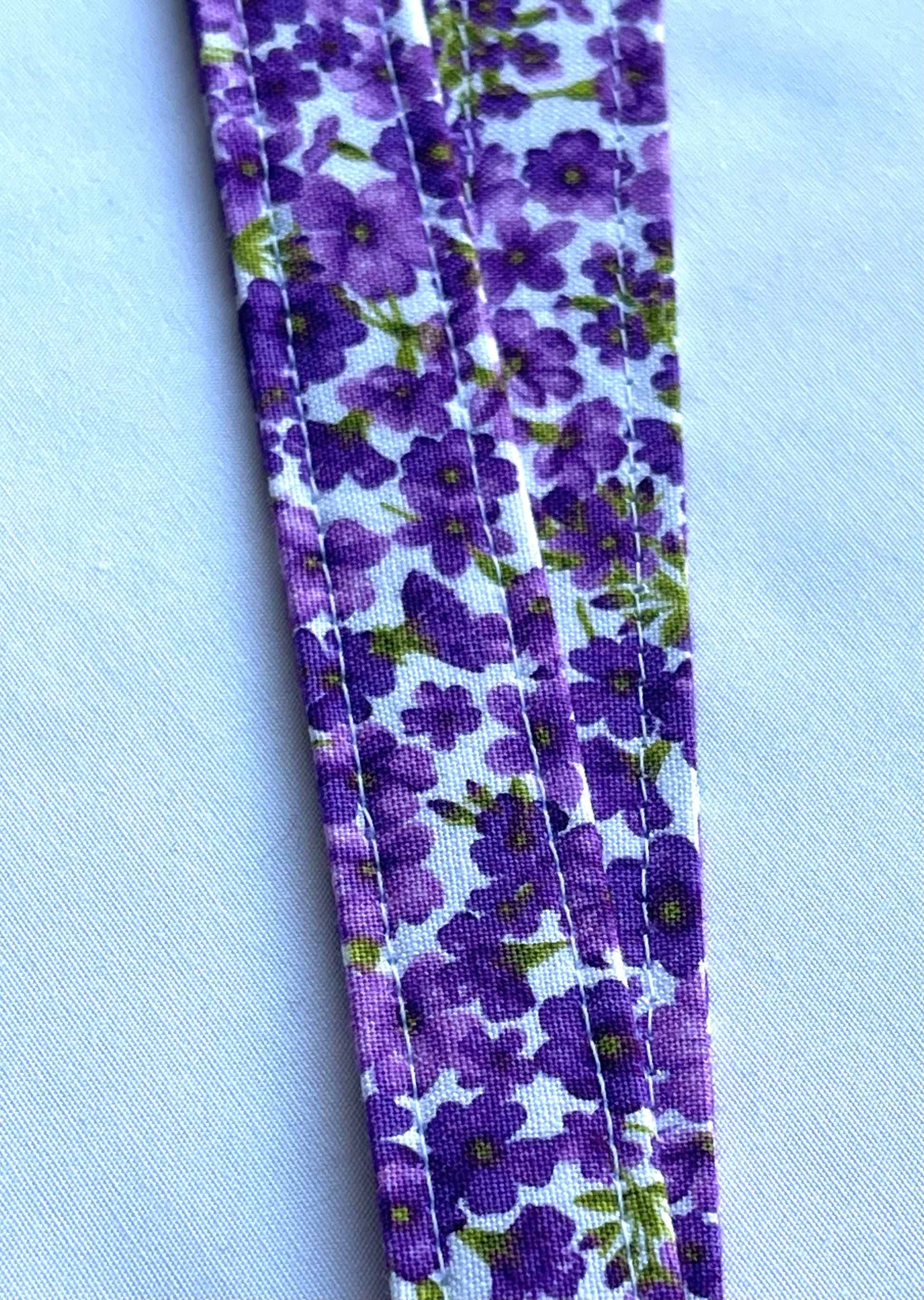 Lavender floral Fabric Breakaway Lanyard image 3