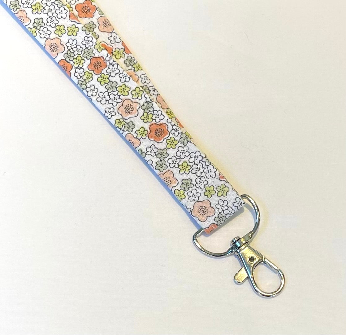 Flo's Flowers Fabric Breakaway Lanyard image 2