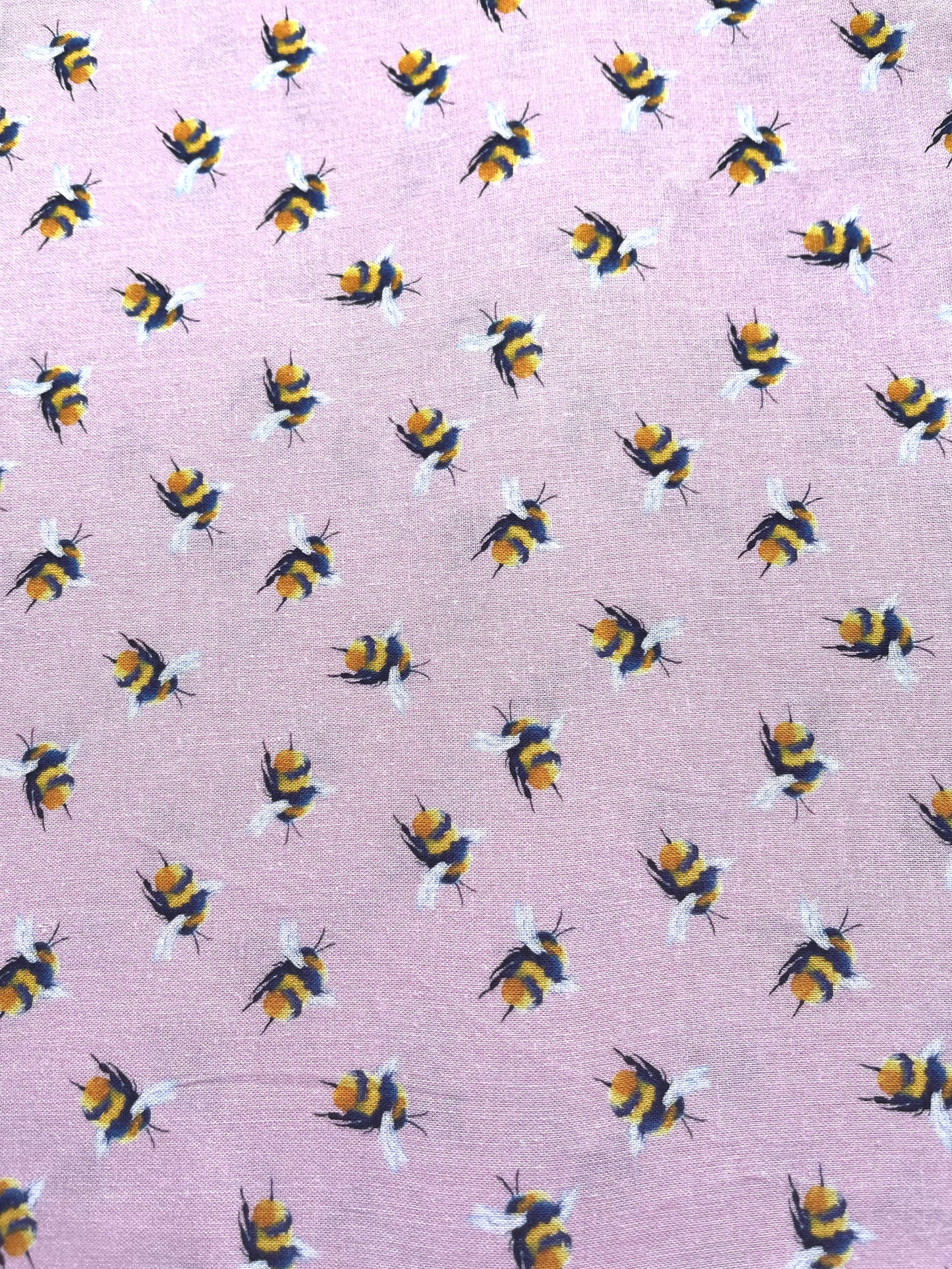Pink Bee Fabric Breakaway Lanyard image 1
