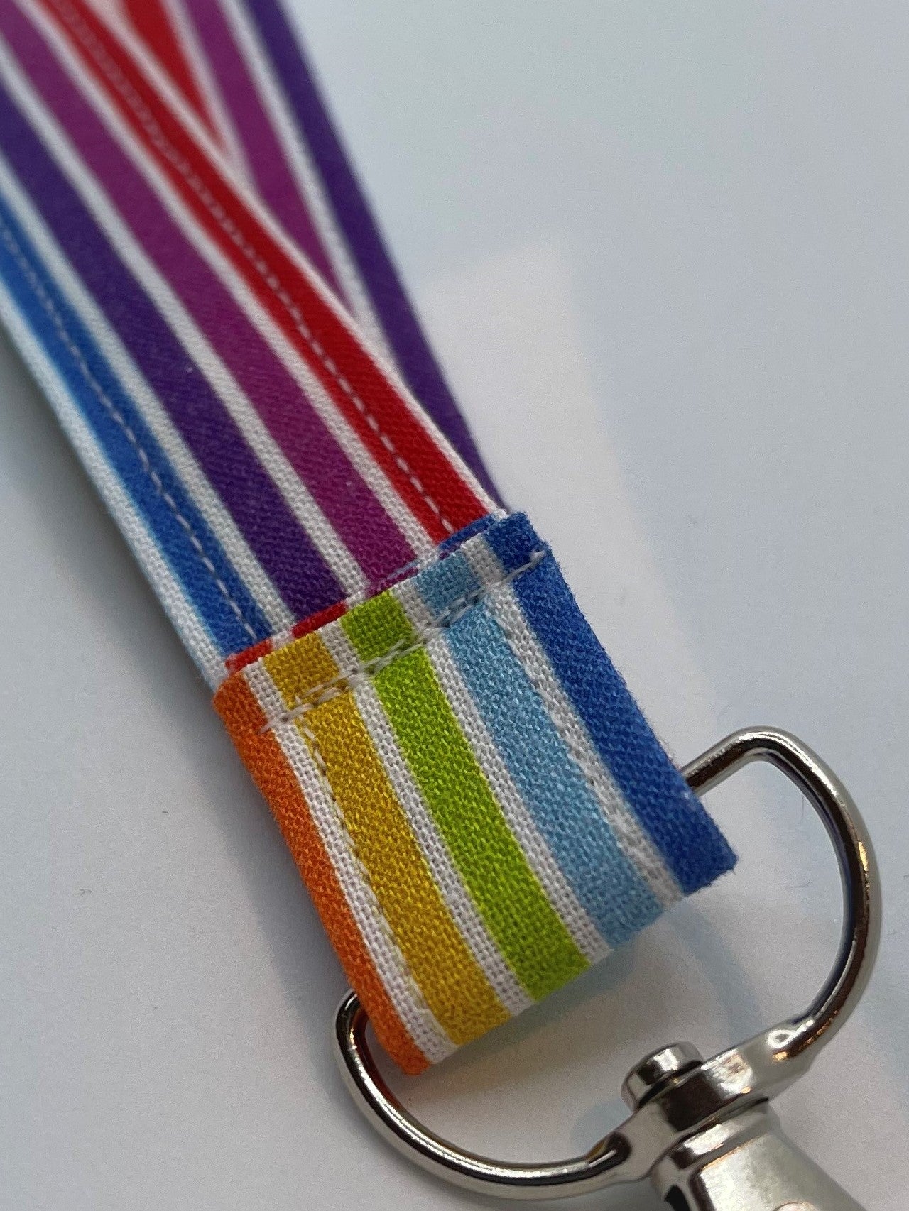 Rainbow Fabric Breakaway Lanyard - House of Lanyards