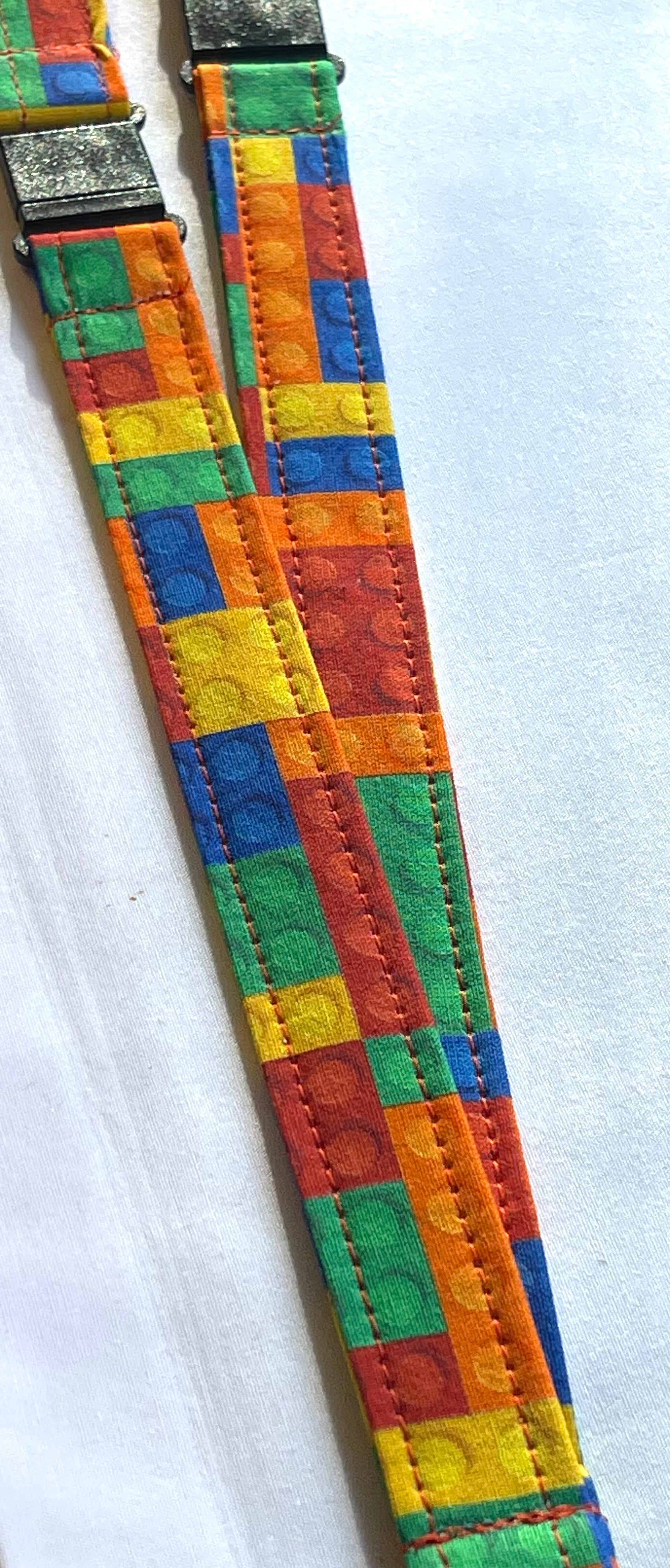 Building bricks Fabric Breakaway Lanyard - House of Lanyards