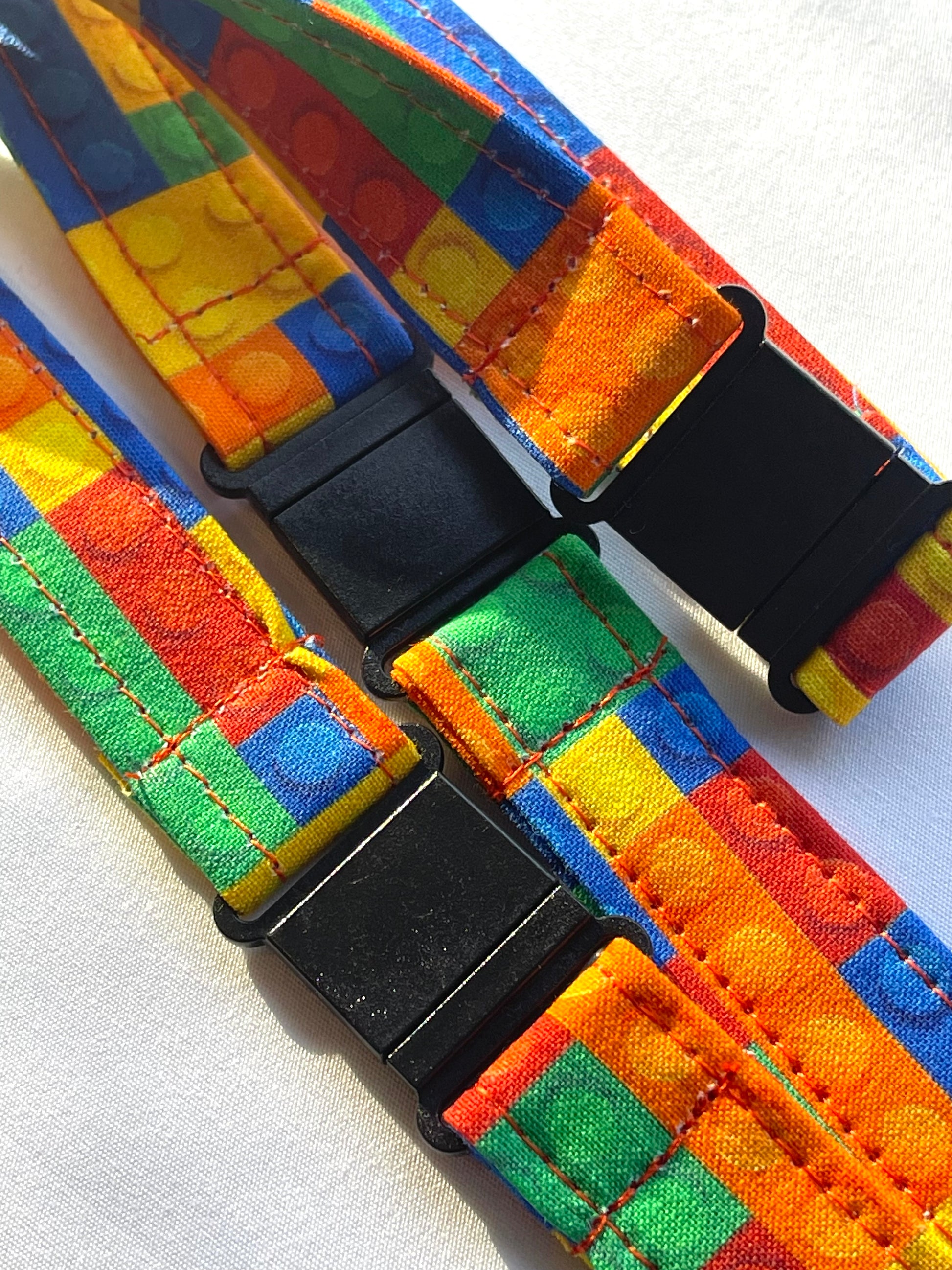 Building bricks Fabric Breakaway Lanyard - House of Lanyards