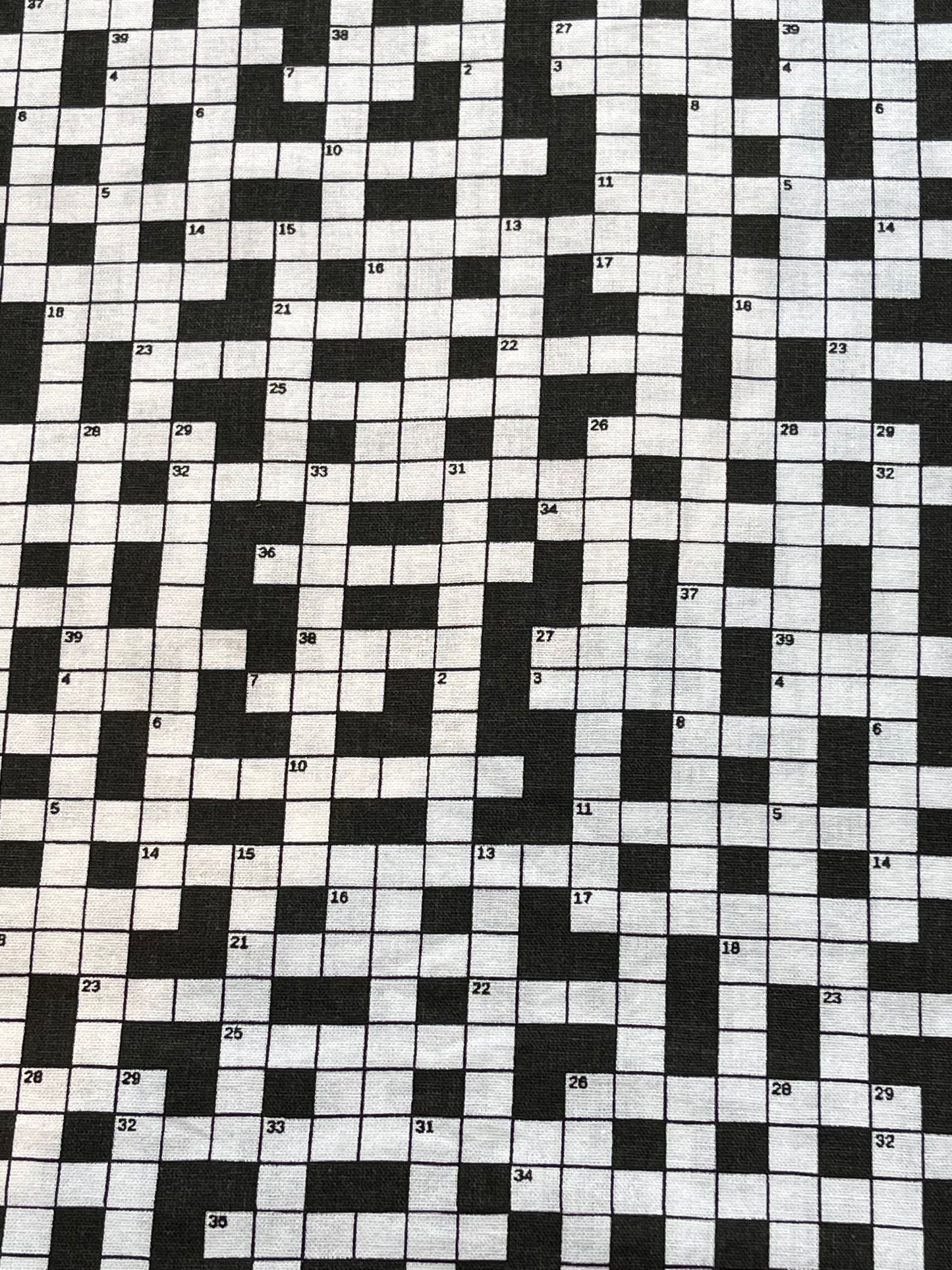 Crossword Fabric Breakaway Lanyard - House of Lanyards