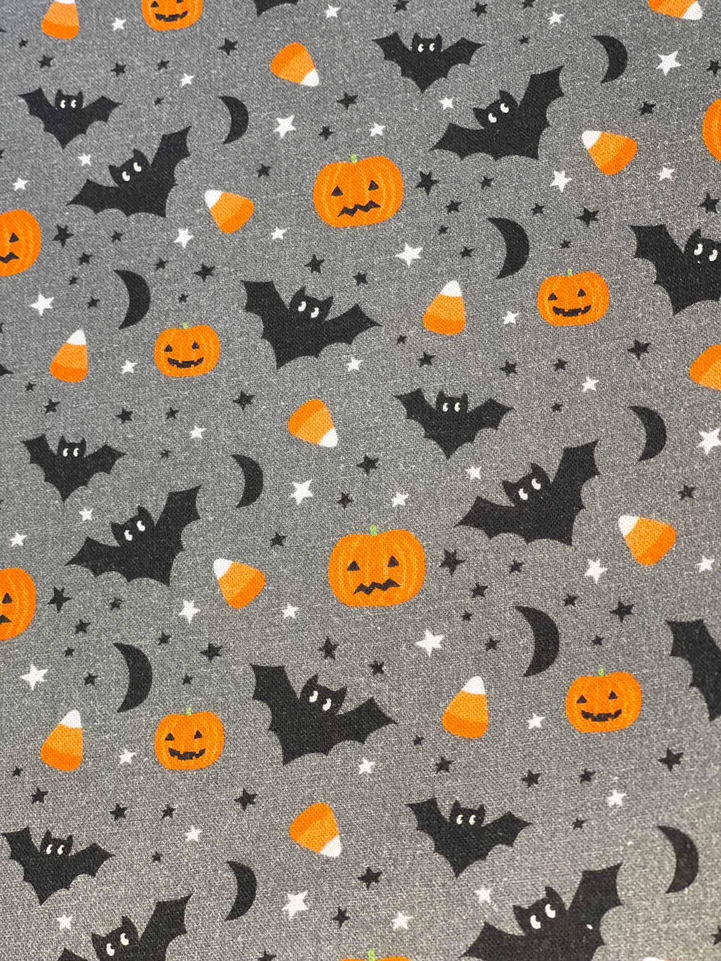 Bats and Pumpkins Fabric Breakaway Lanyard