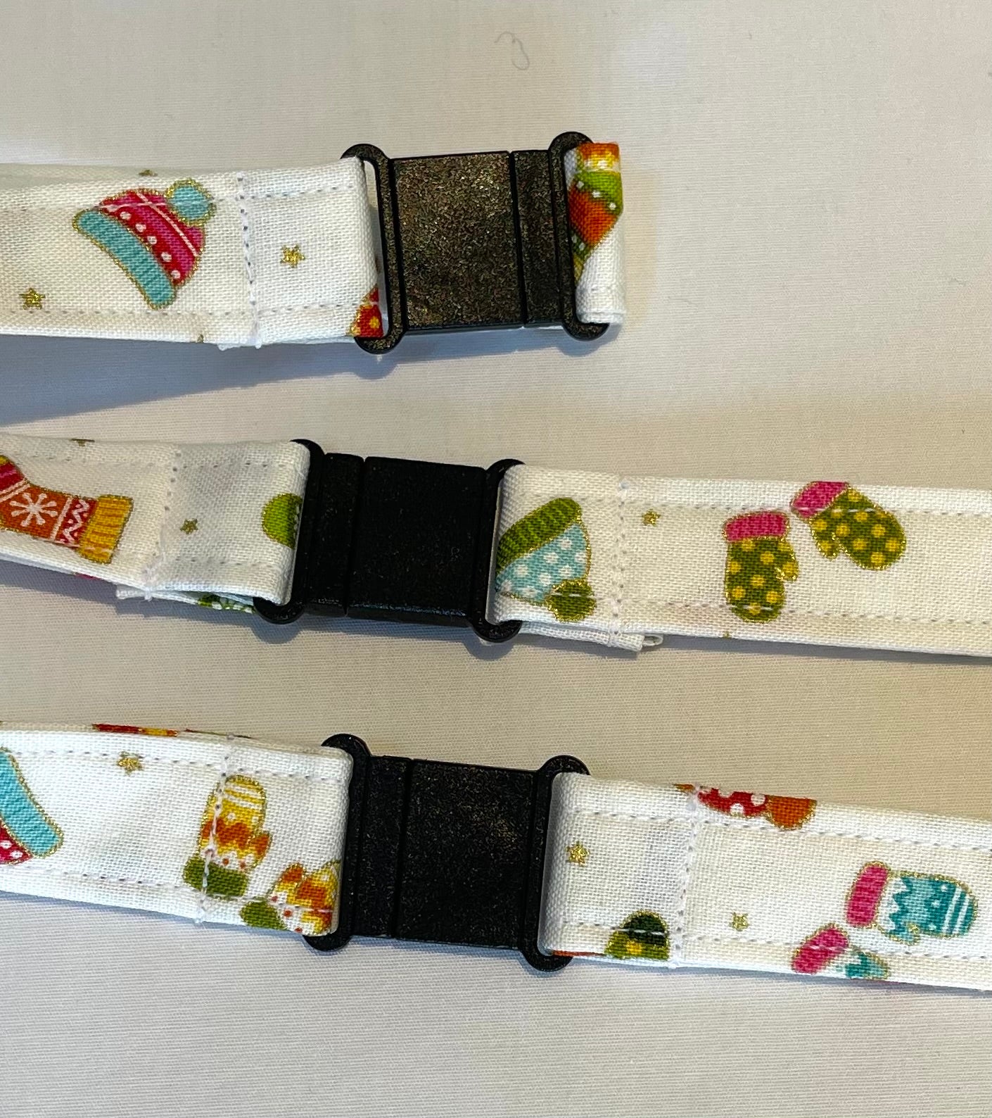 Christmas: Winter Wonderland Fabric Breakaway Lanyard - House of Lanyards