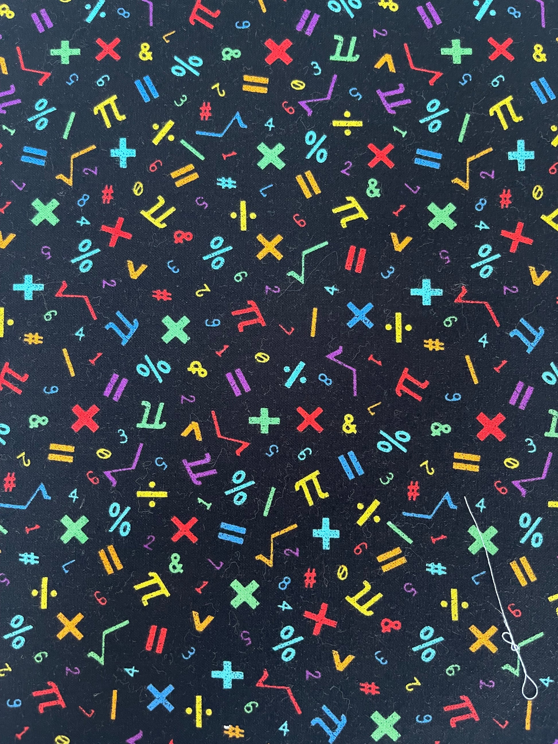 Maths Fabric Breakaway Lanyard - House of Lanyards