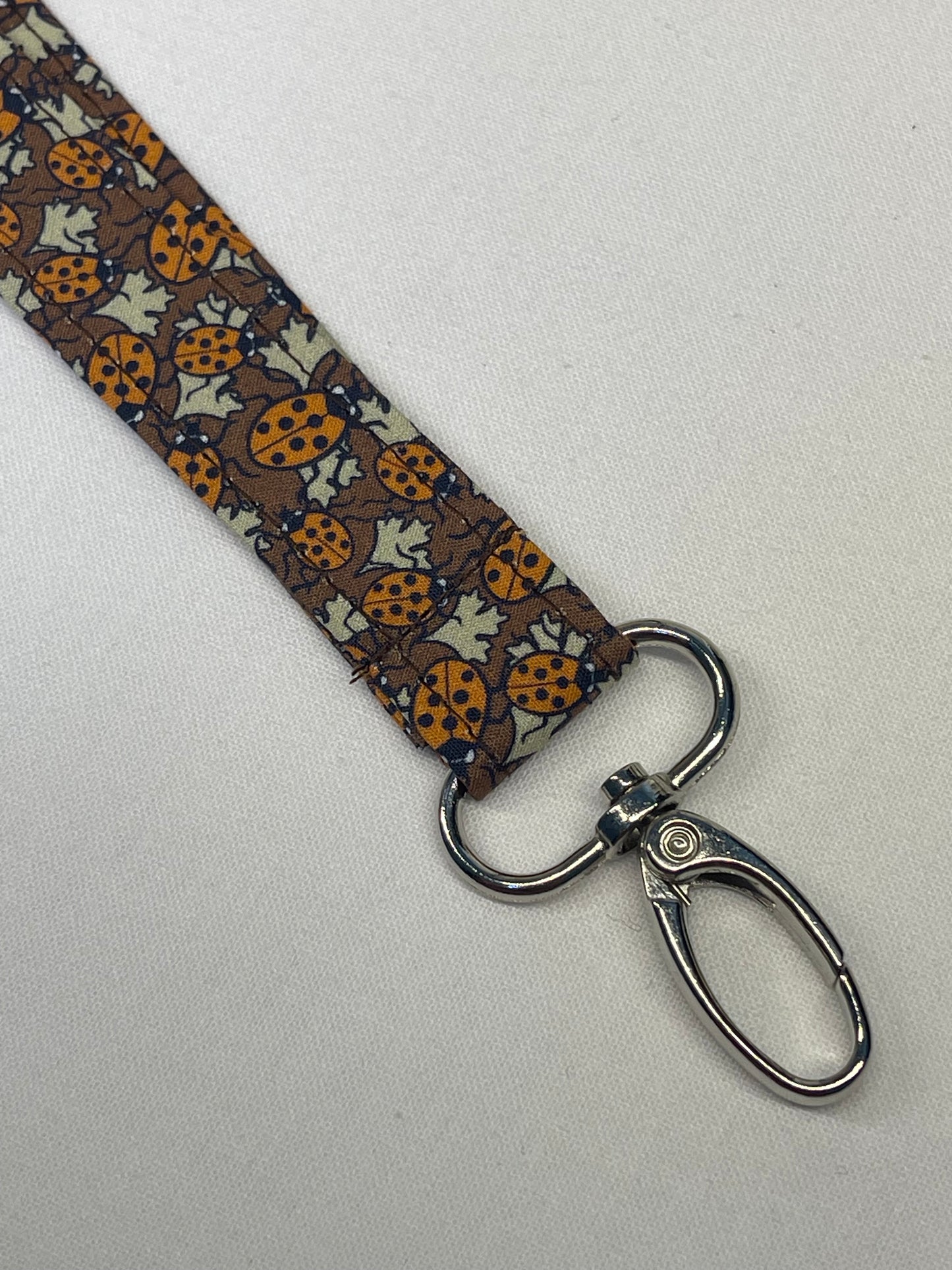 Ladybirds lanyard with swivel clip