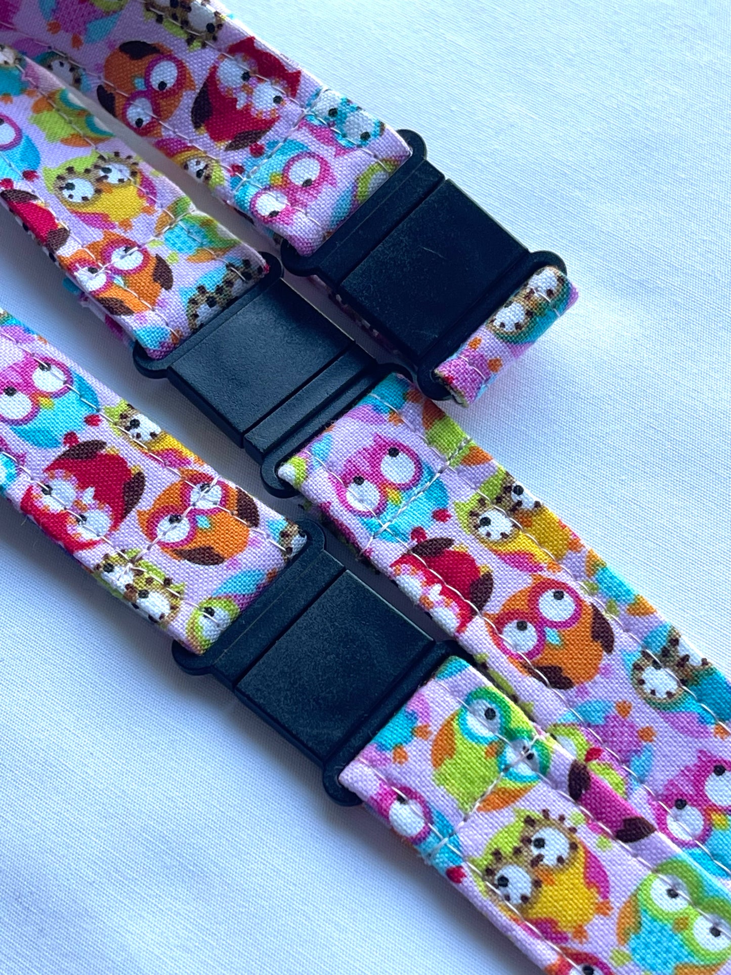 Owls Fabric Breakaway Lanyard - House of Lanyards