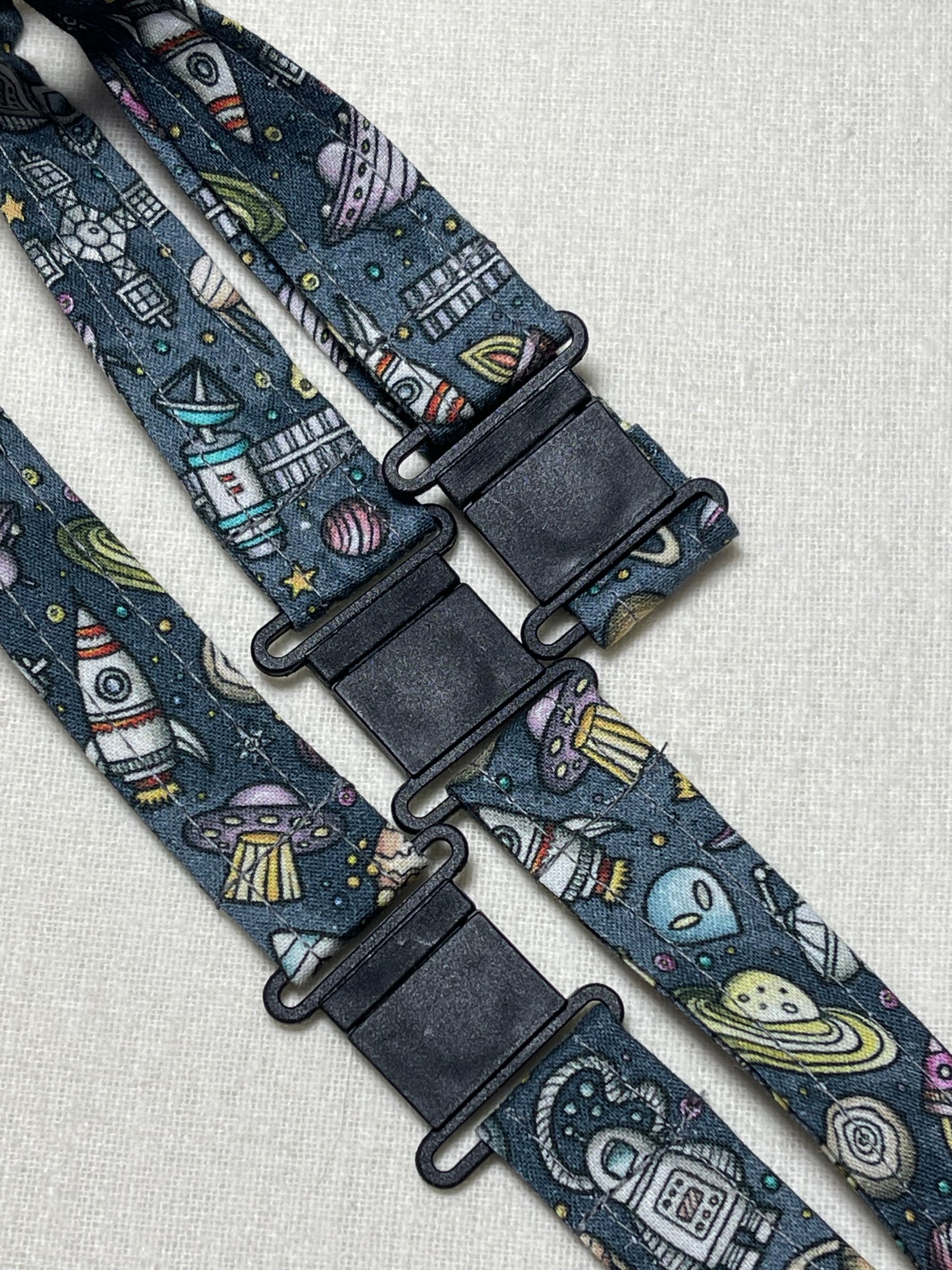 Space Fabric Breakaway Lanyard - House of Lanyards