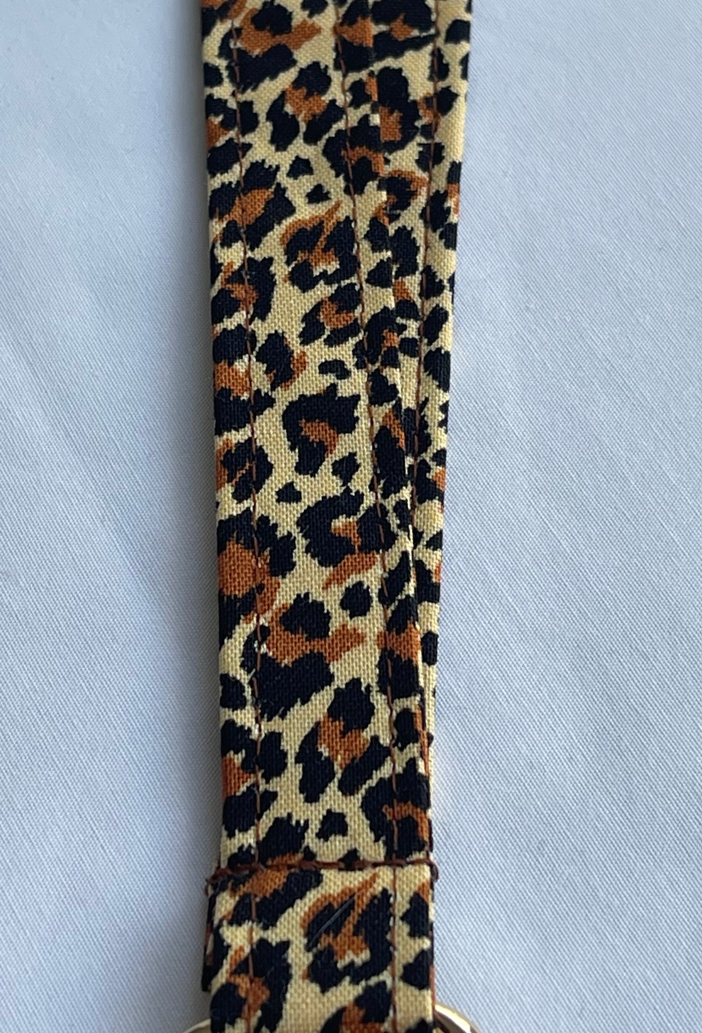 Leopard print Fabric Breakaway Lanyard image 3