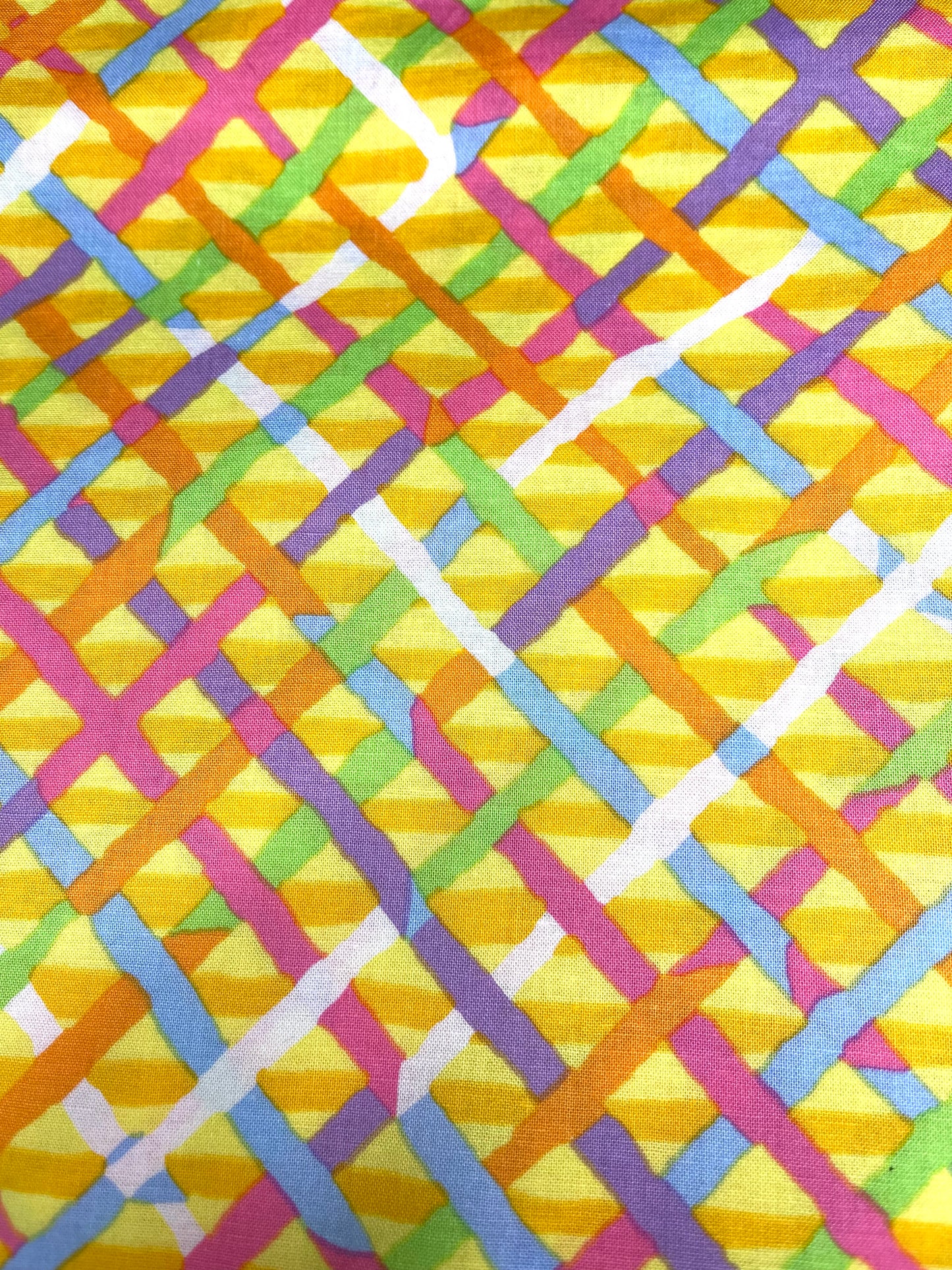 bright yellow lanyard fabric