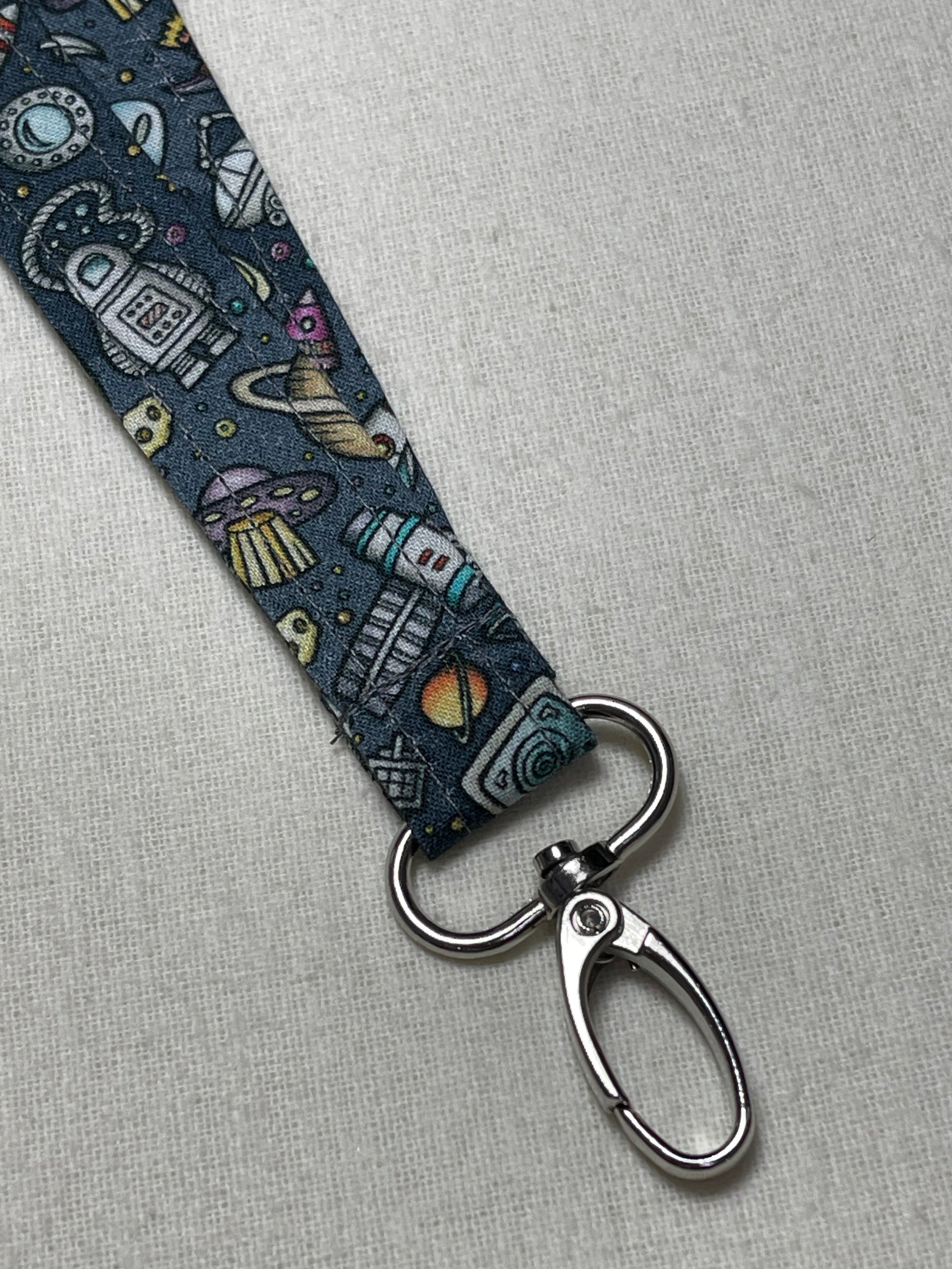 Space Fabric Breakaway Lanyard - House of Lanyards