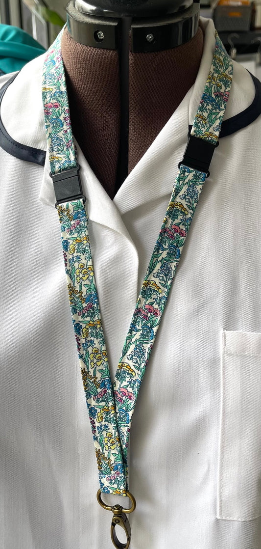 Liberty Breakaway Lanyard: Yorkshire Meadow (Blue) image 0