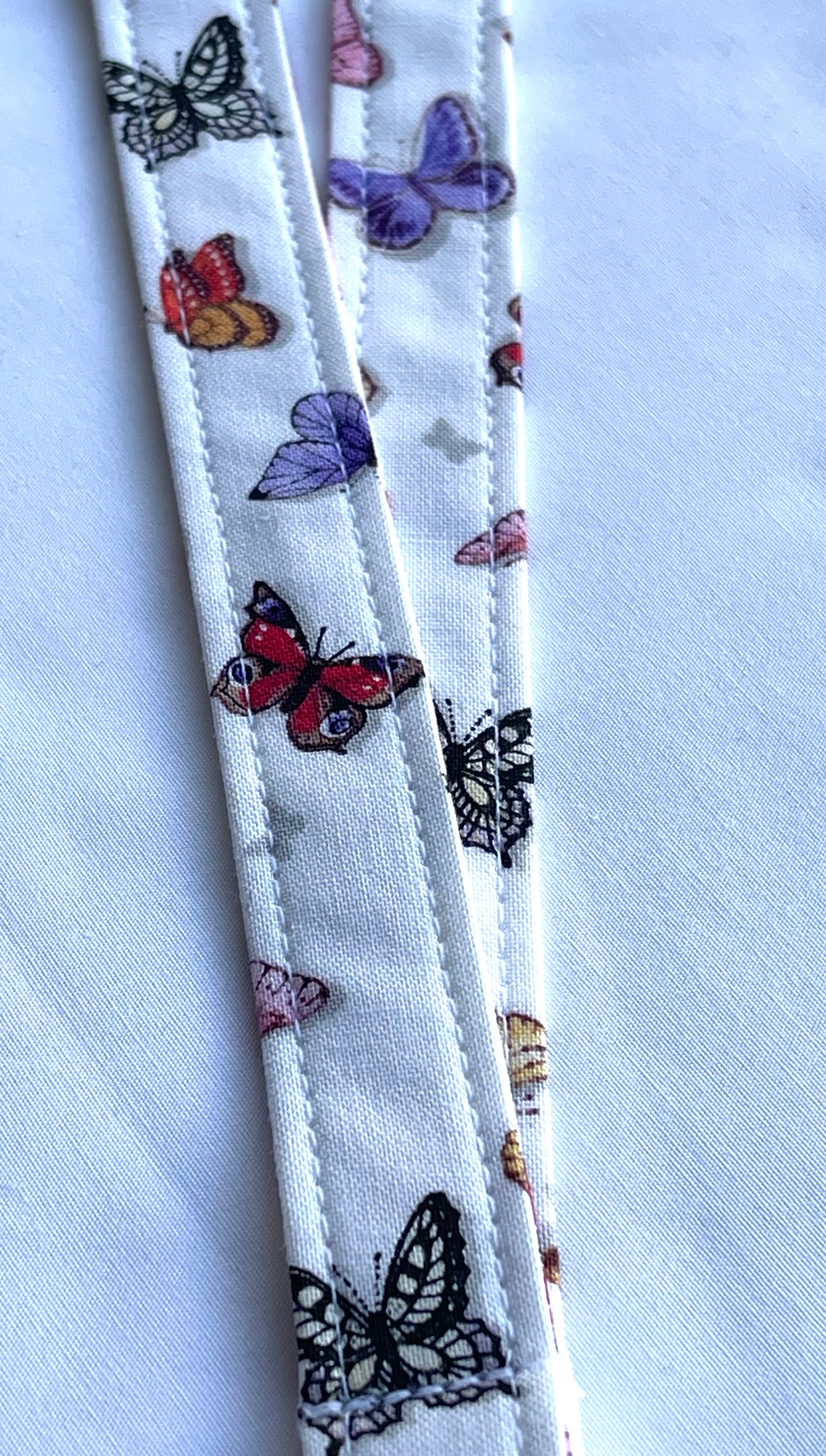 Butterfly Fabric Breakaway Lanyard image 3