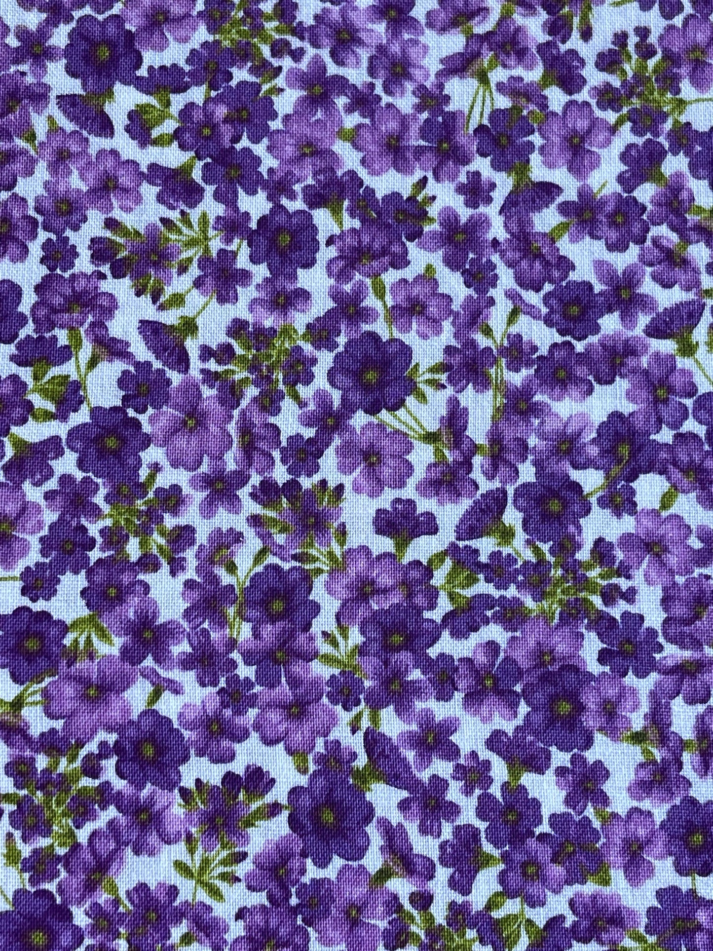 Lavender floral Fabric Breakaway Lanyard image 1