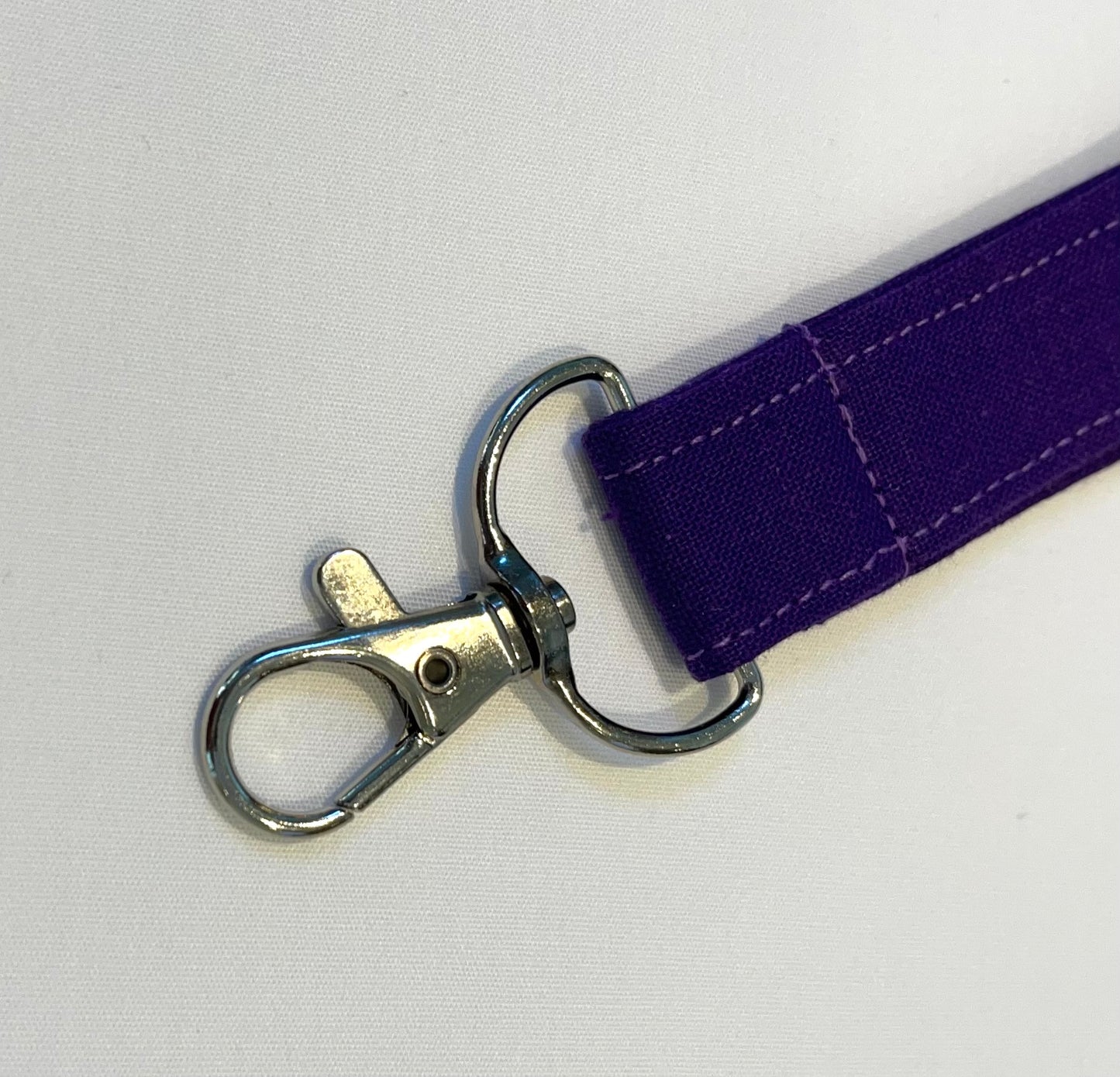 Gems Purple Fabric Breakaway Lanyard image 1