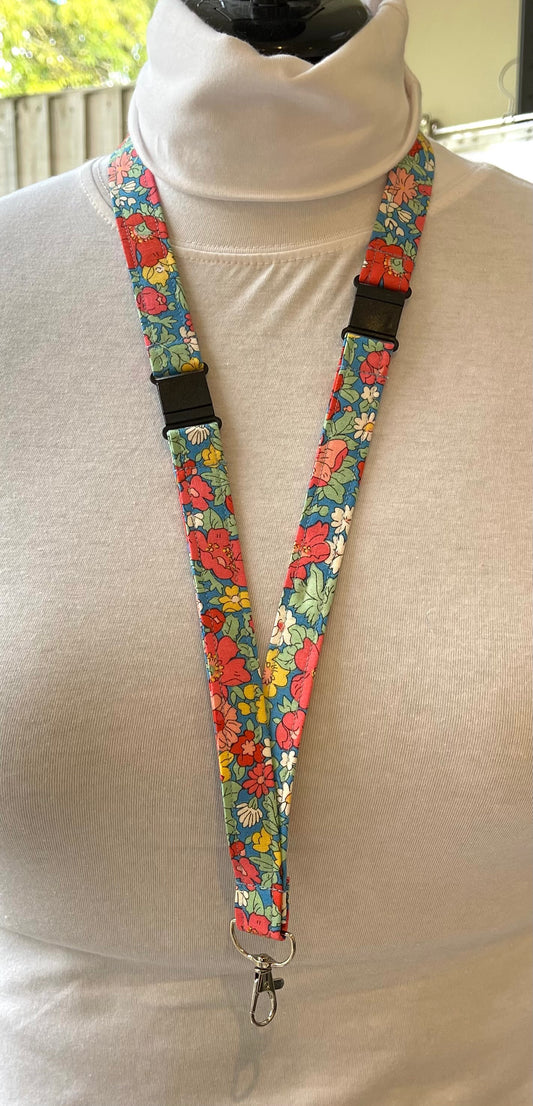 Liberty Breakaway Lanyard: Cosmos Flower image 0