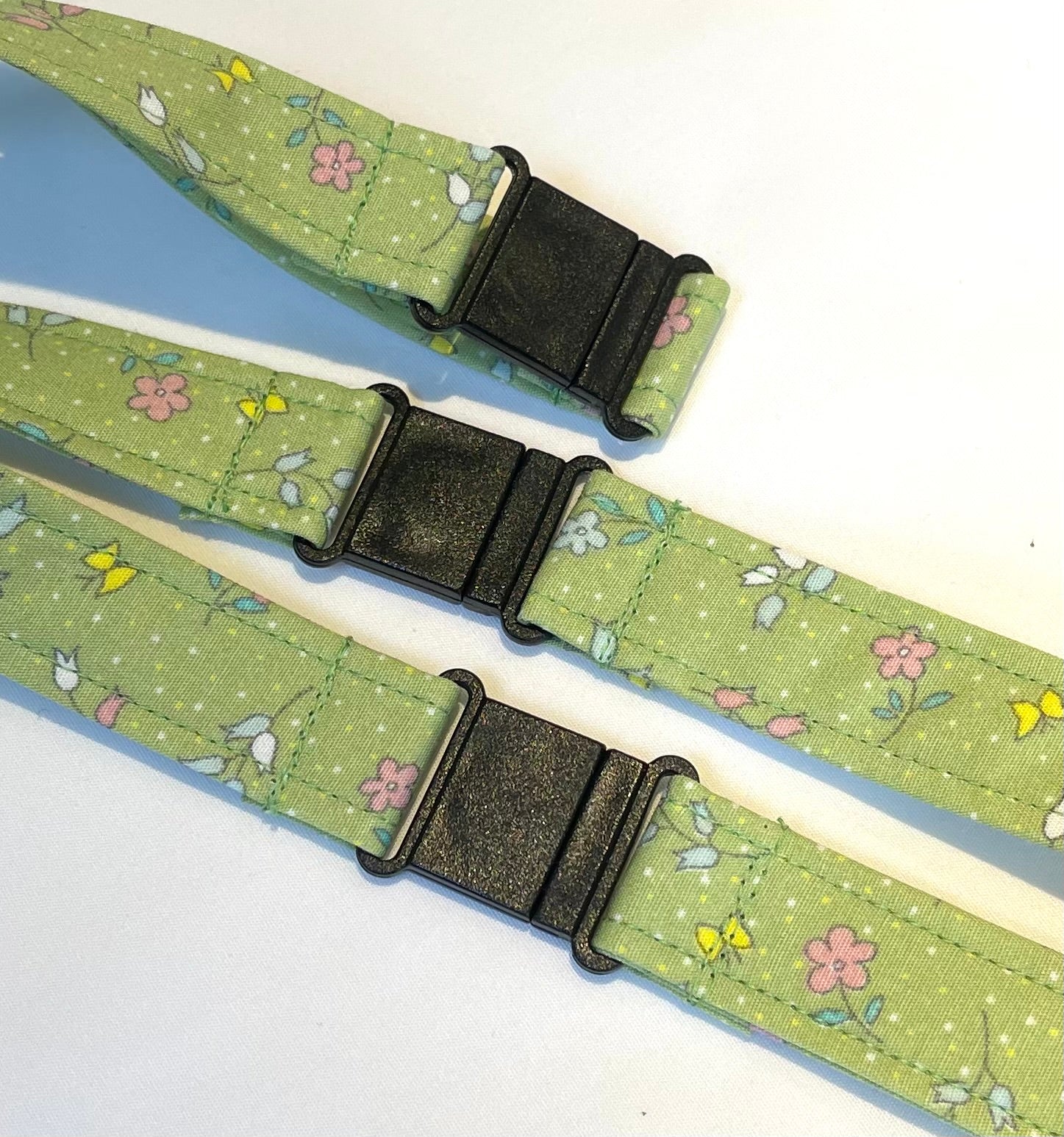 Spring Green Fabric Breakaway Lanyard image 3