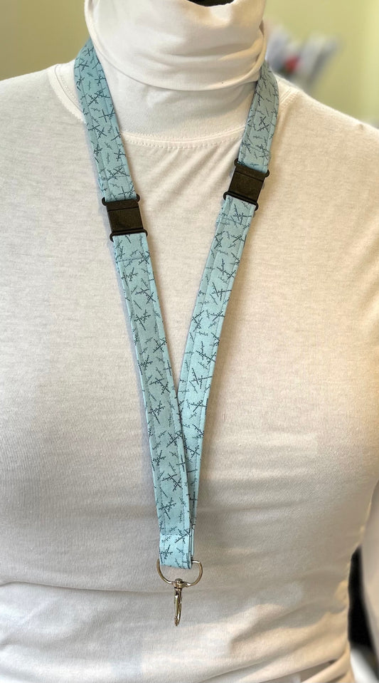 Alpha A Fabric Breakaway Lanyard - House of Lanyards