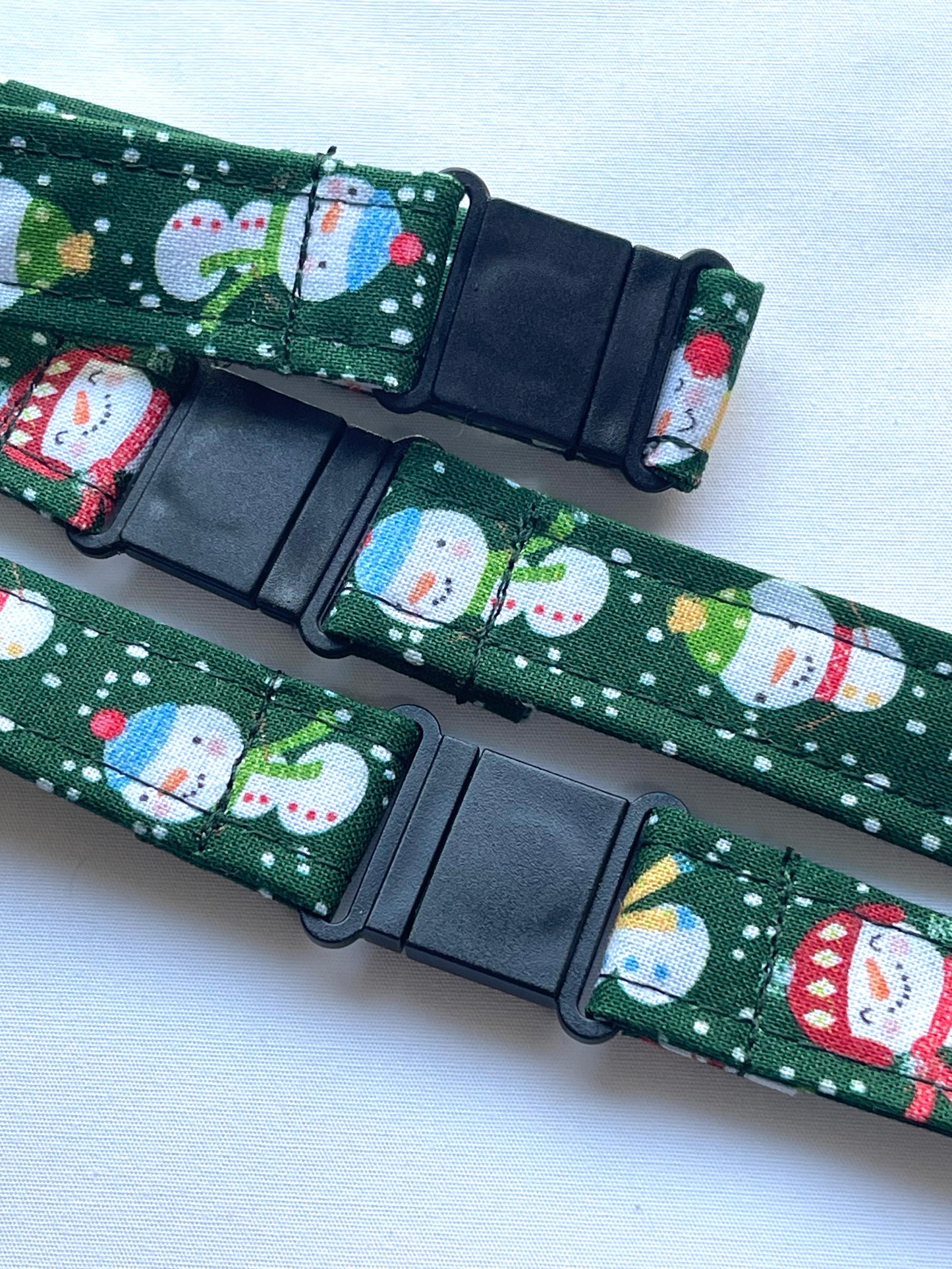 Christmas: Jolly Green Fabric Safety Breakaway Lanyard - House of Lanyards
