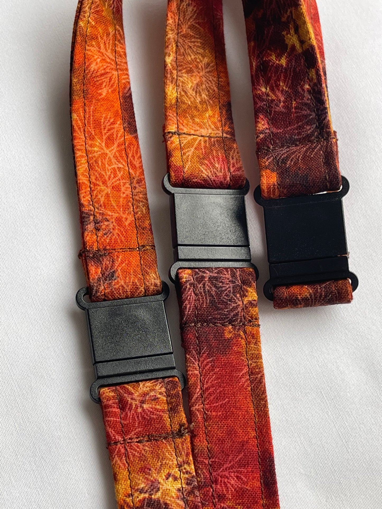 Autumn Fabric Breakaway Lanyard