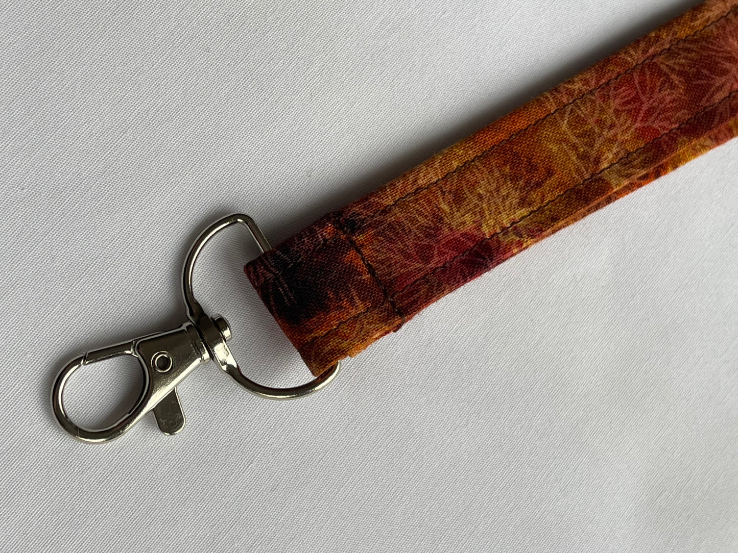 Autumn Fabric Breakaway Lanyard