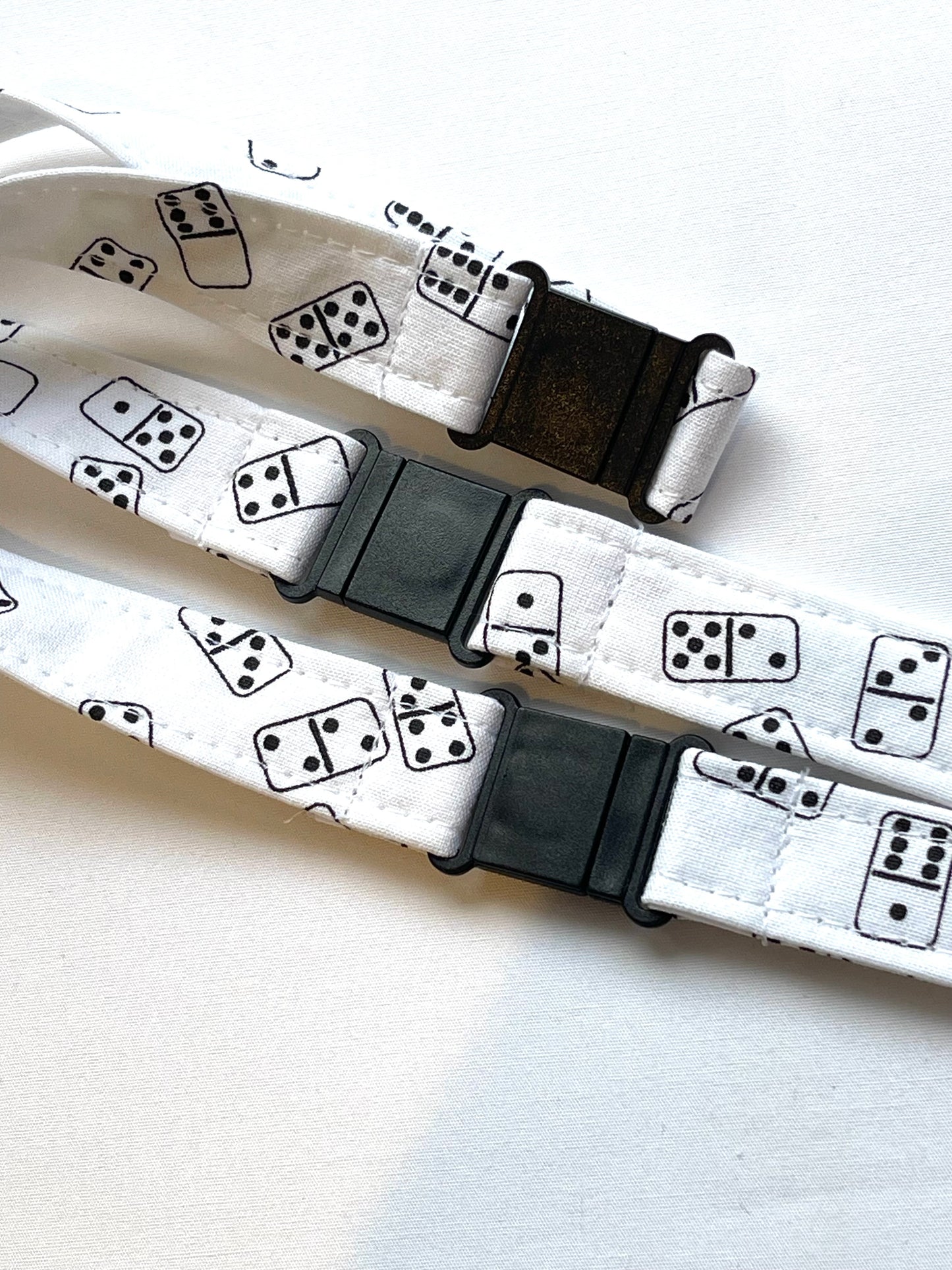 Number tiles Fabric Breakaway Lanyard - House of Lanyards