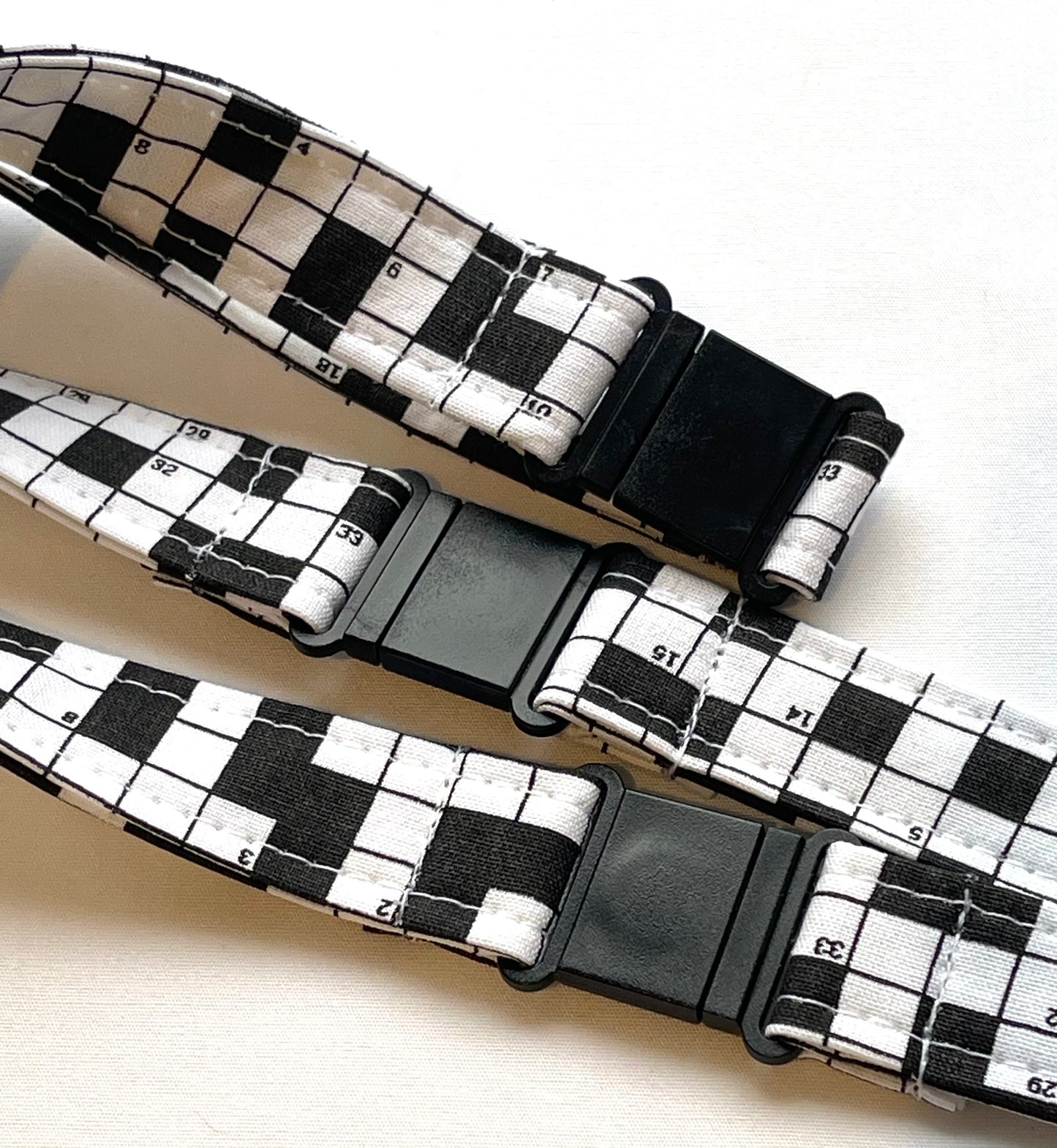 Crossword Fabric Breakaway Lanyard - House of Lanyards