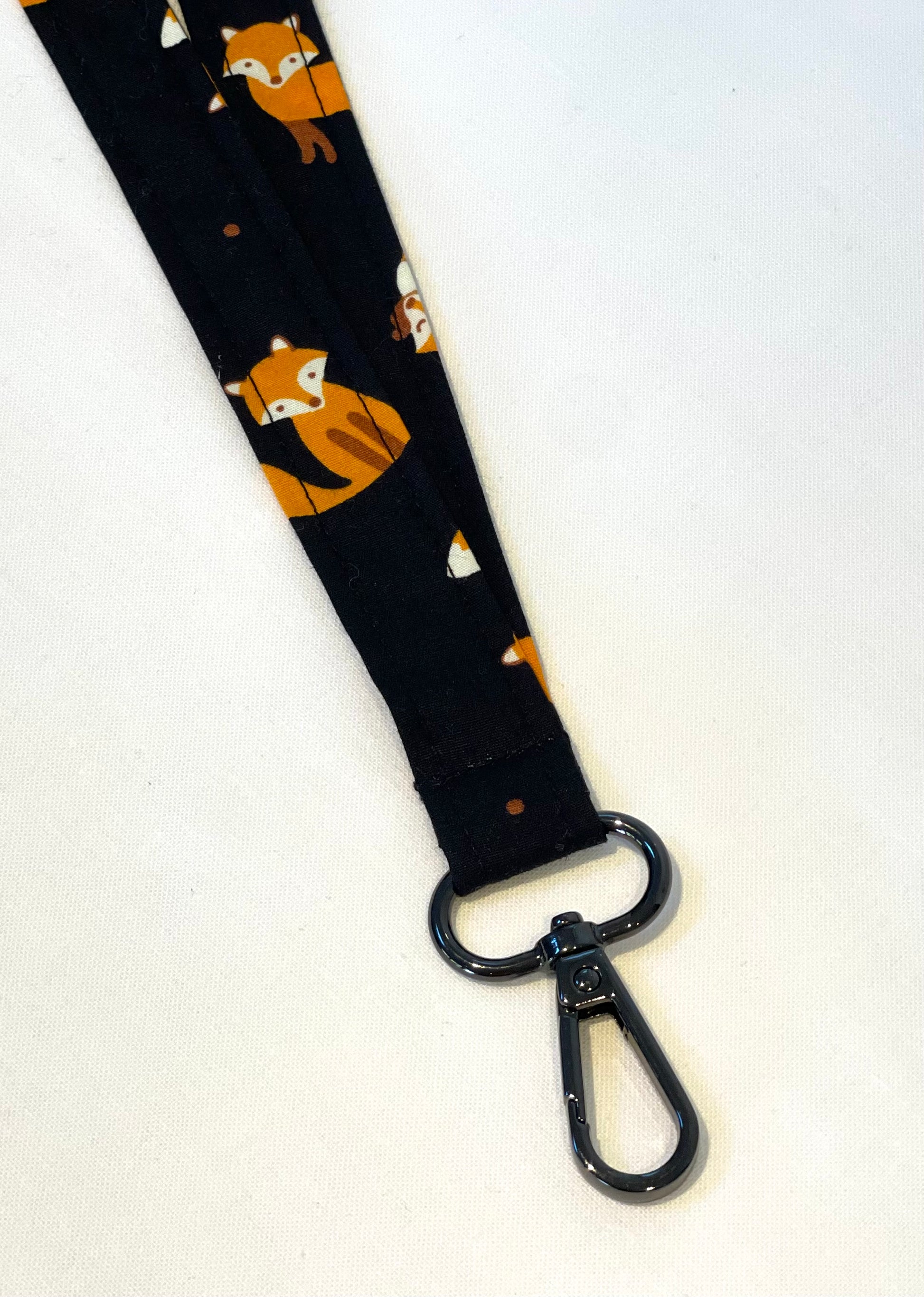 Fox Fabric Breakaway Lanyard - House of Lanyards