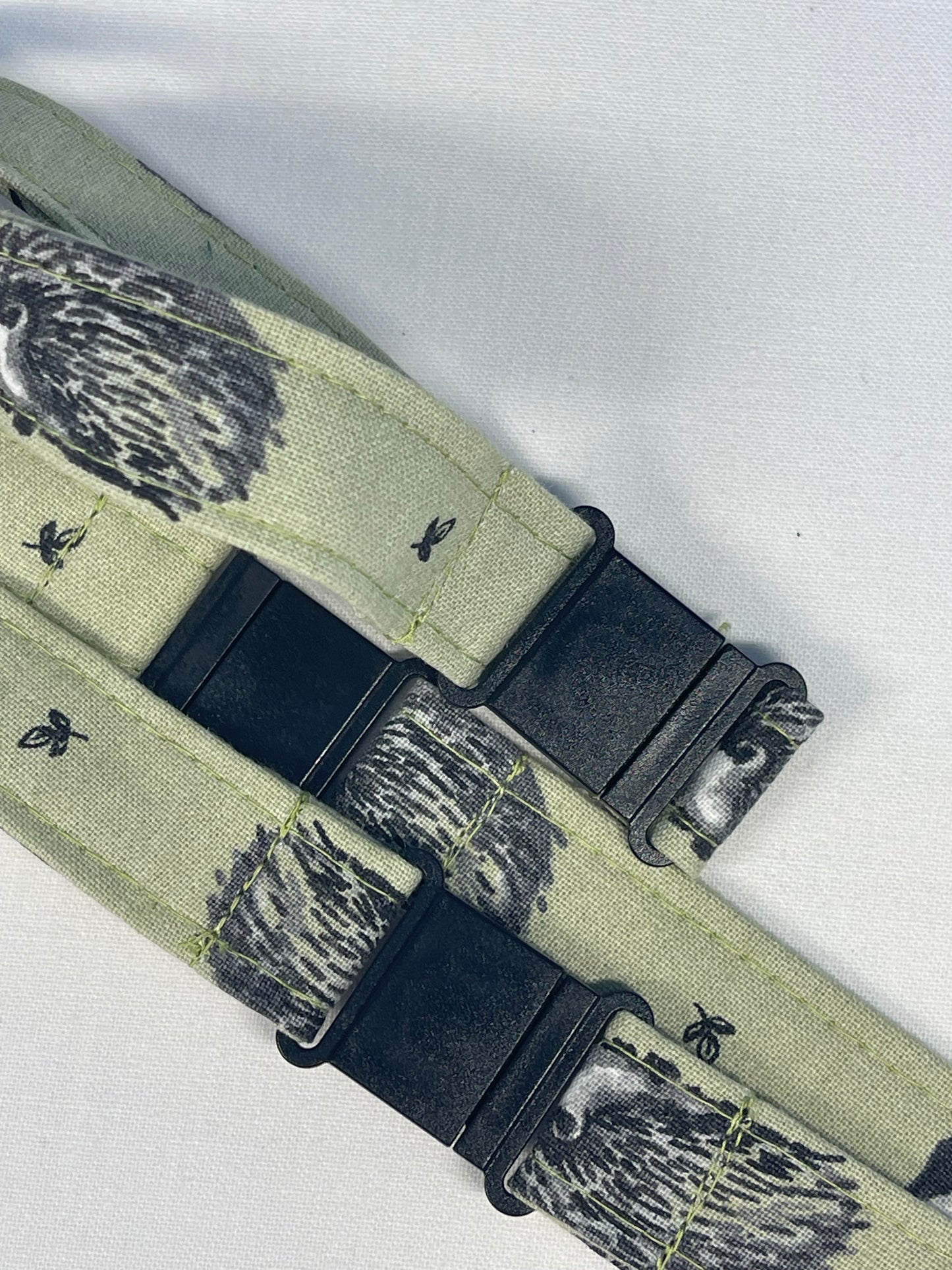 Hedgehog Green Fabric Breakaway Lanyard