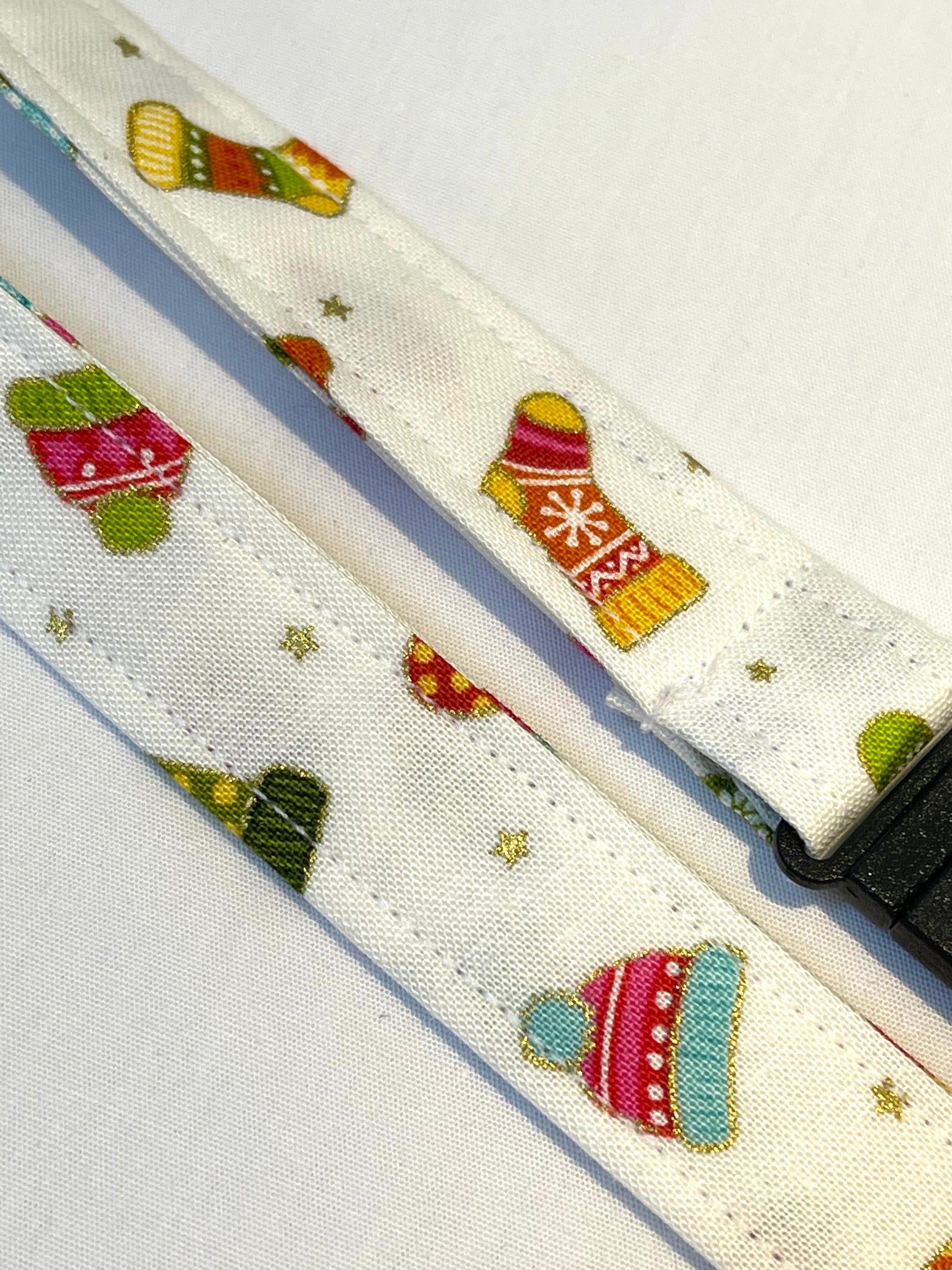 Christmas: Winter Wonderland Fabric Breakaway Lanyard - House of Lanyards