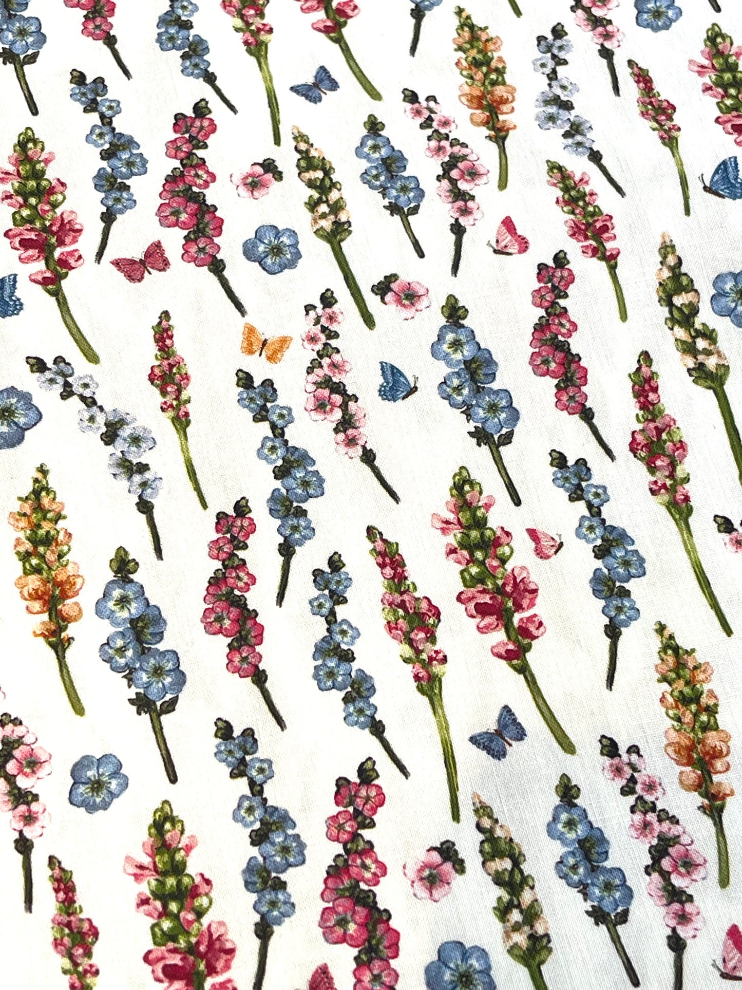 Secret Garden Fabric Breakaway Lanyard