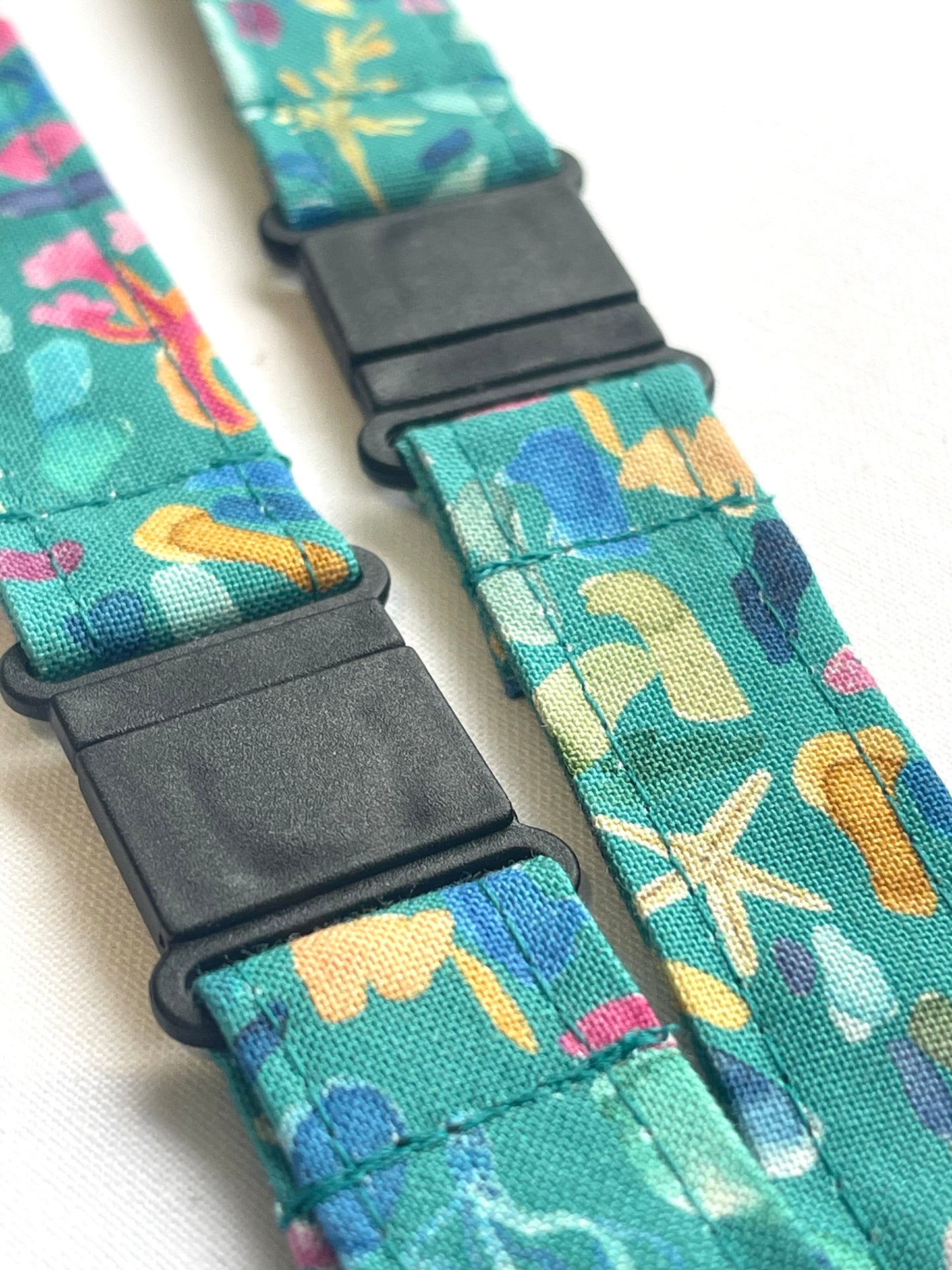 Rock Pool Fabric Breakaway Lanyard