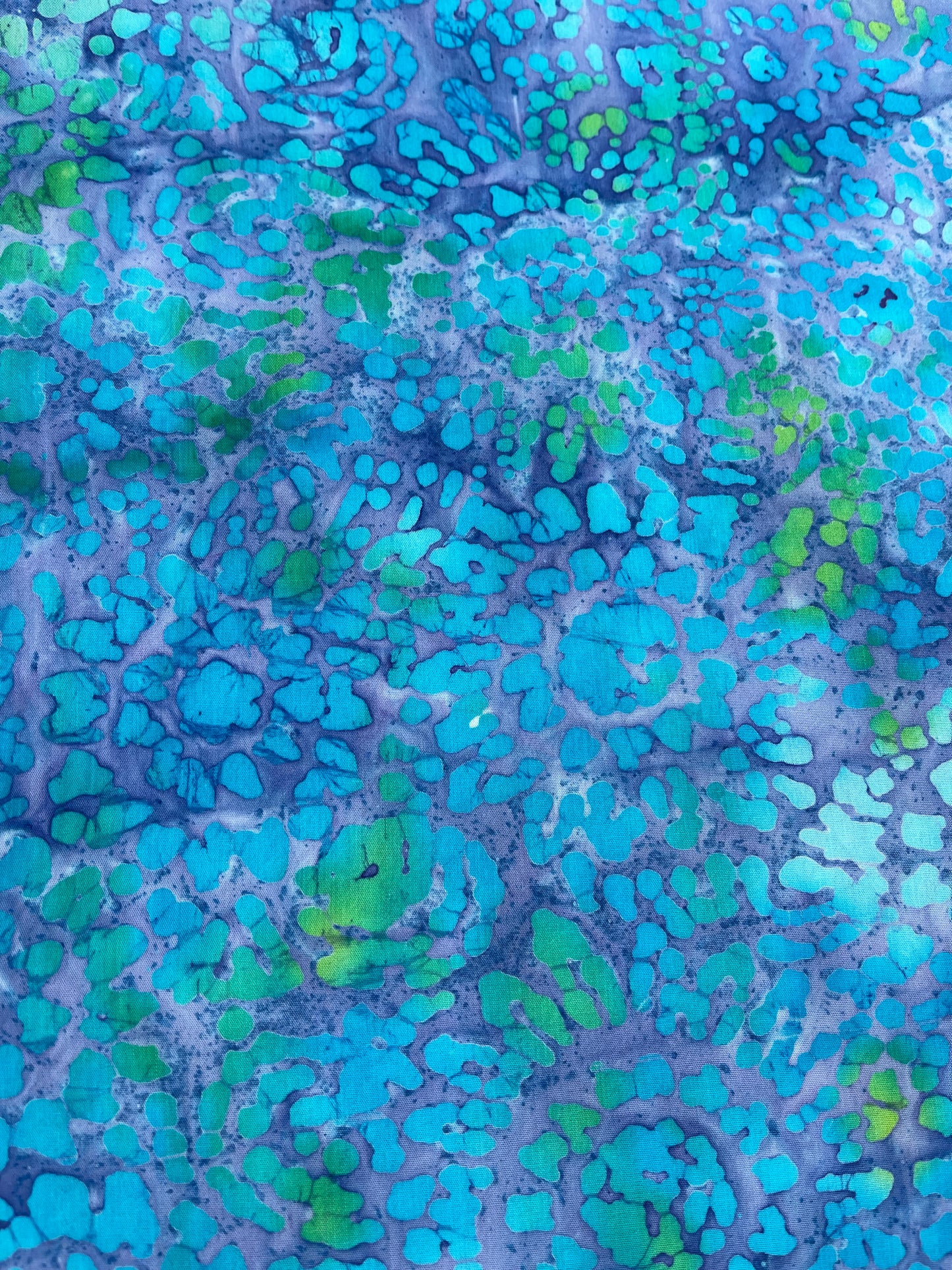 Turquoise Sunflower Batik Fabric safety Breakaway Lanyard for staff