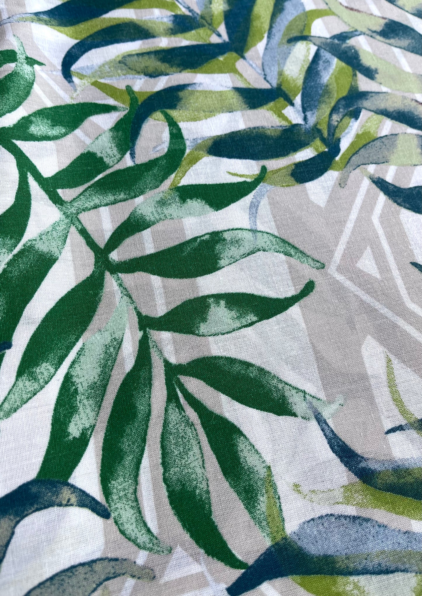 Reclaimed fabric: Willow Meadow fabric safety breakaway lanyard