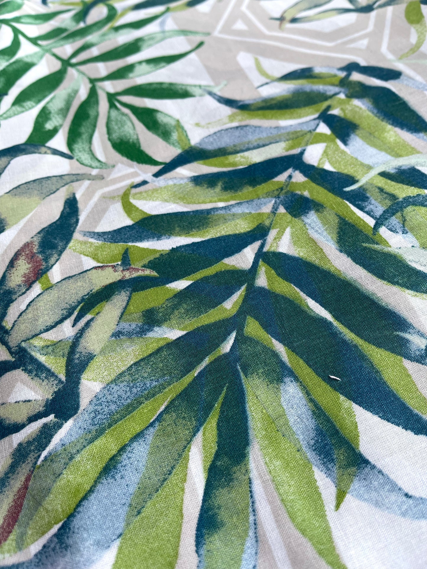 Reclaimed fabric: Willow Meadow fabric safety breakaway lanyard