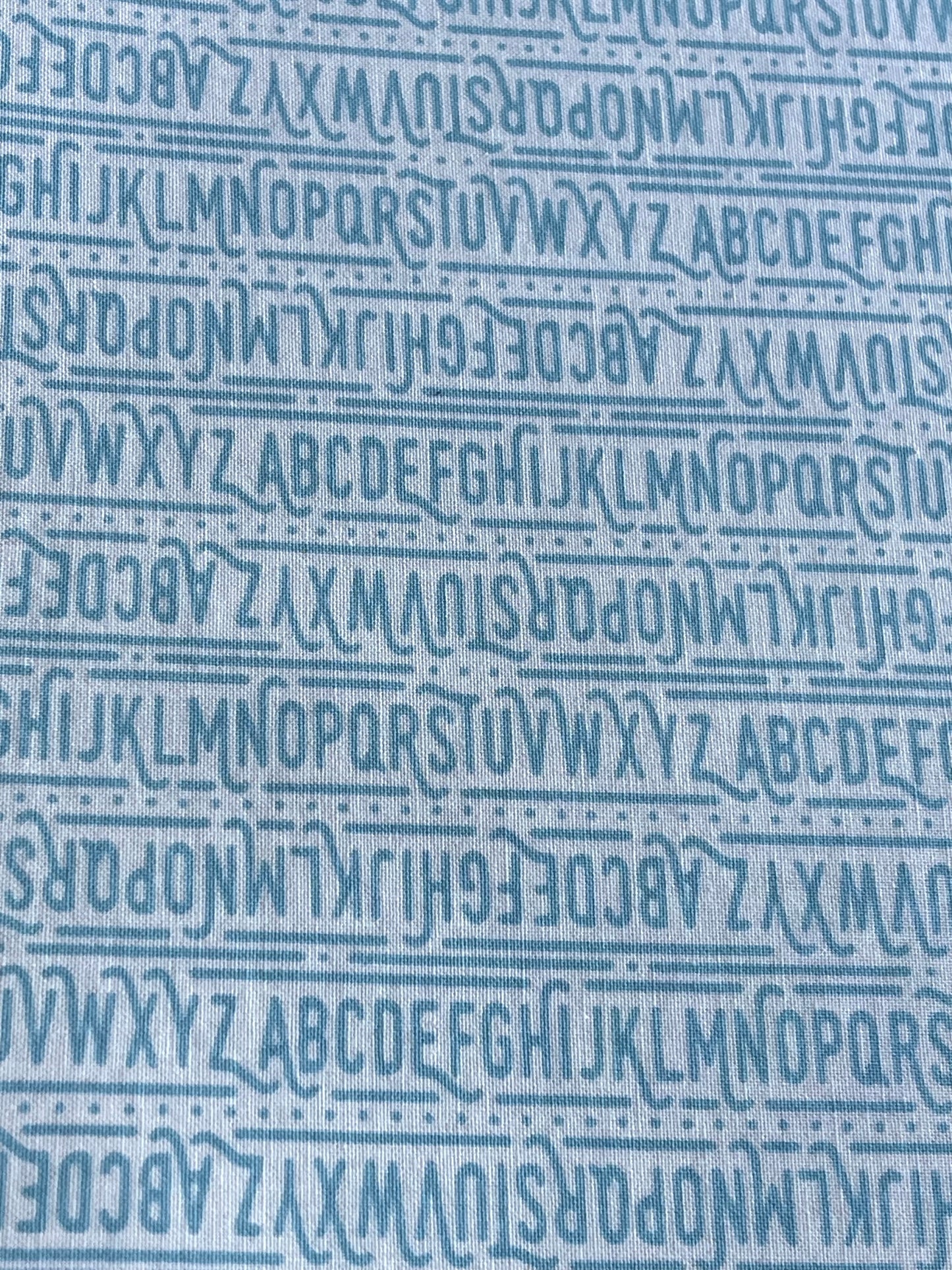 Alphabet Fabric Breakaway Lanyard