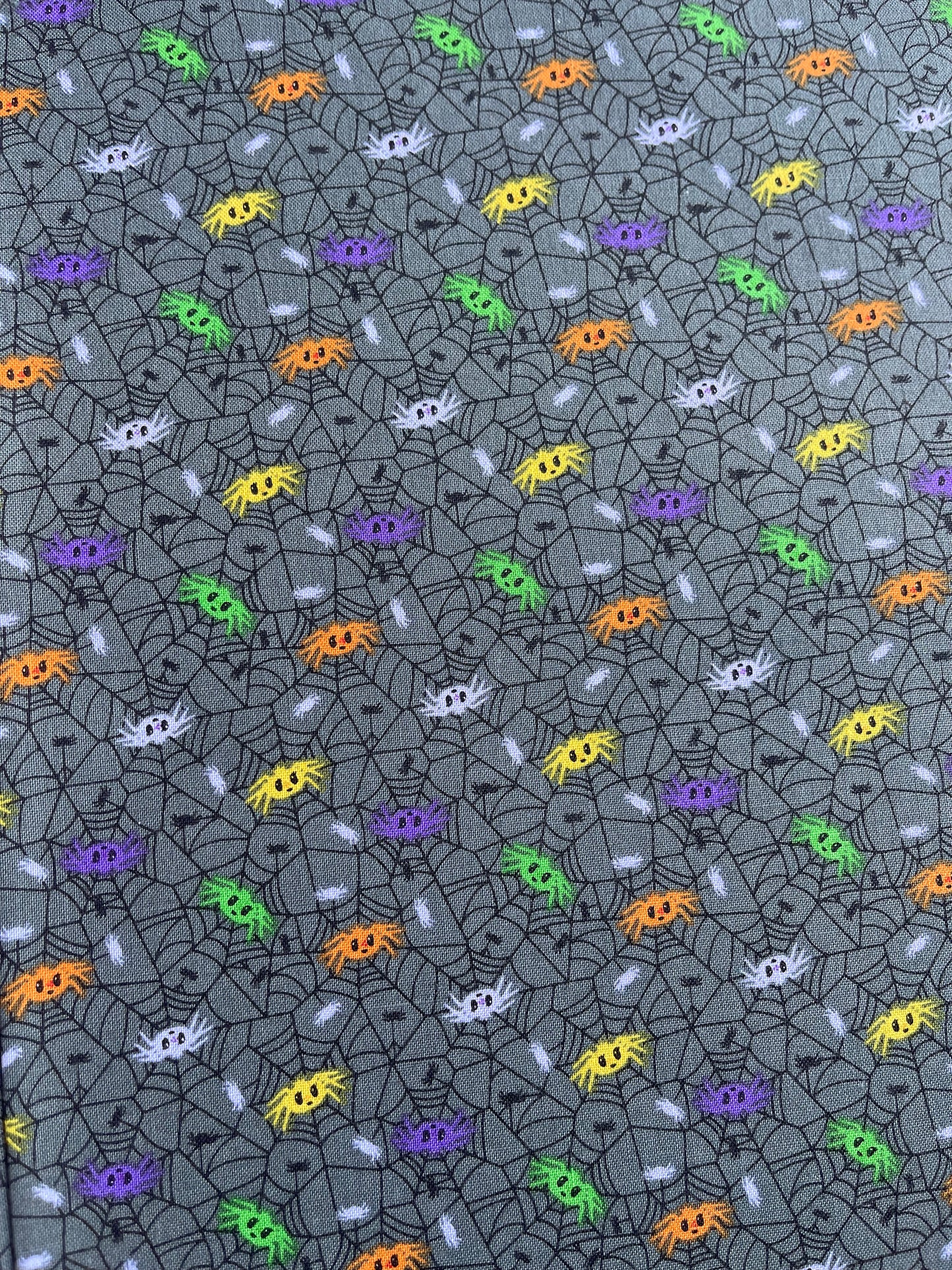 Spiders fabric lanyard