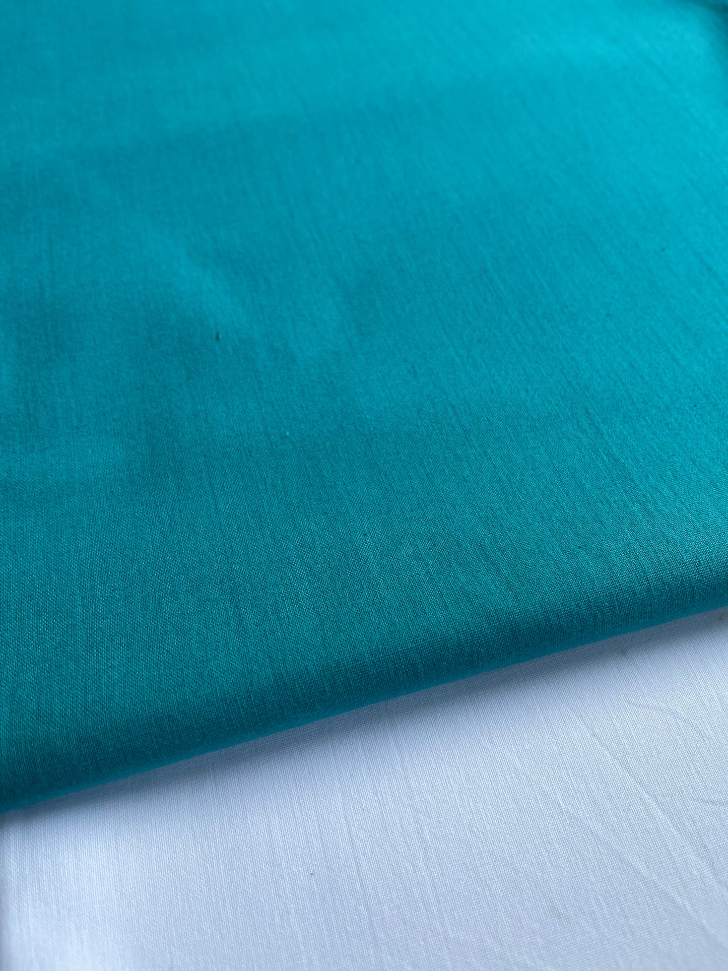 Plain Teal Fabric safety Breakaway Lanyard