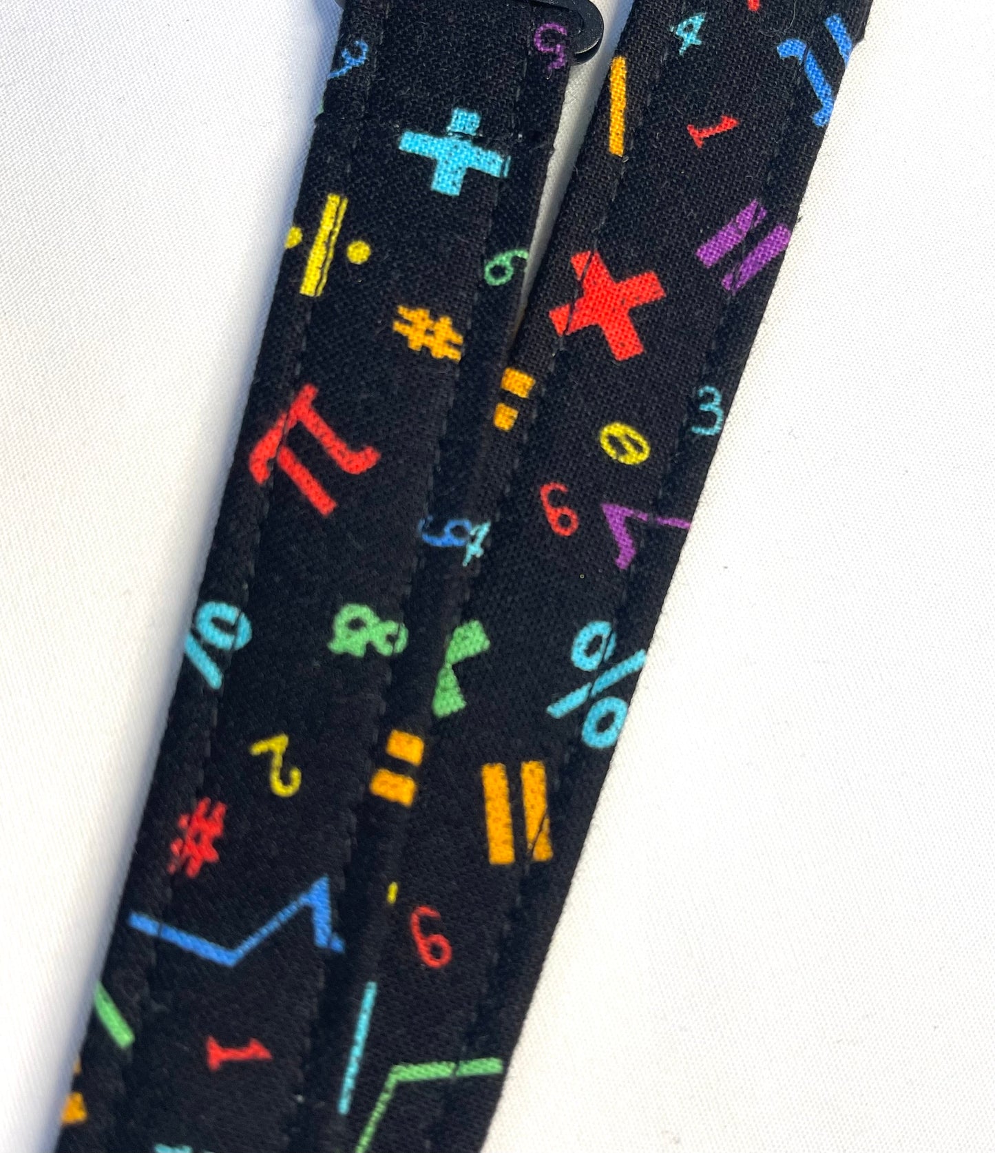 Maths Fabric Breakaway Lanyard - House of Lanyards